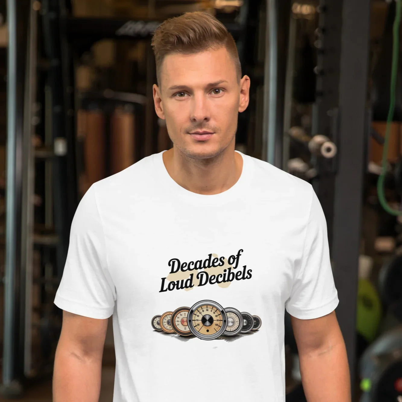 Decades of Loud Decibels – Audiophile Graphic Tee - RaZits