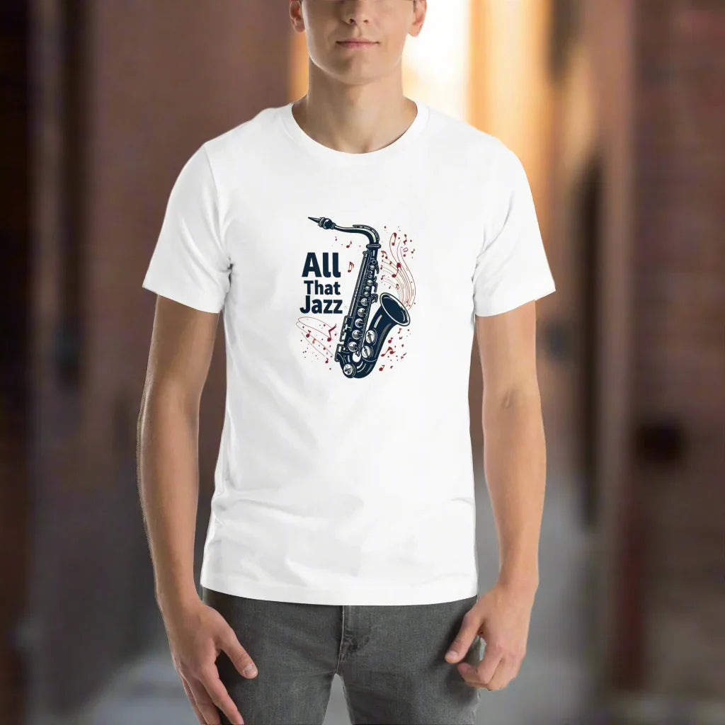 All That Jazz Saxophone Tee - RaZits
