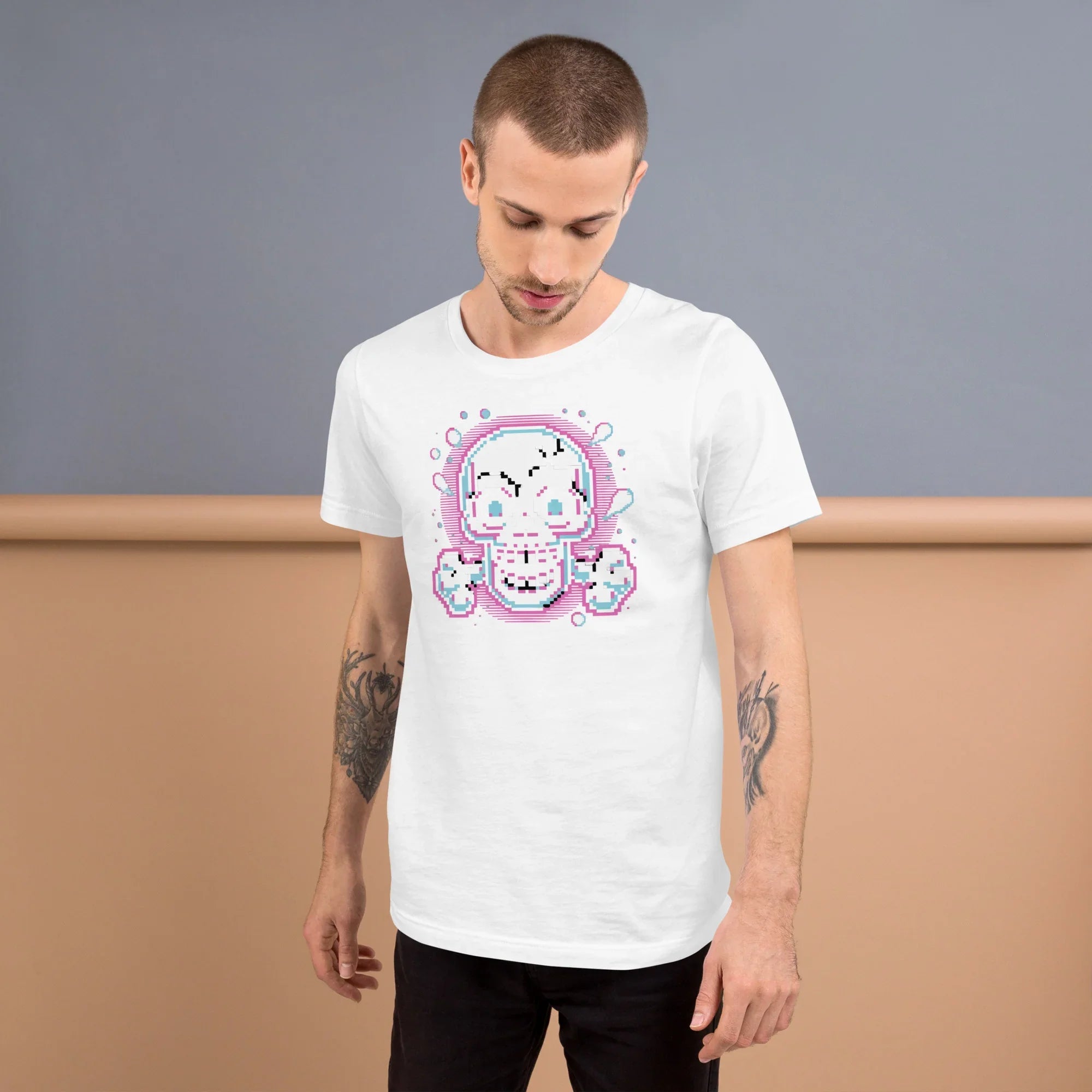 Pixel Skull Roguelike Shirt – Retro Dungeon Tee - RaZits