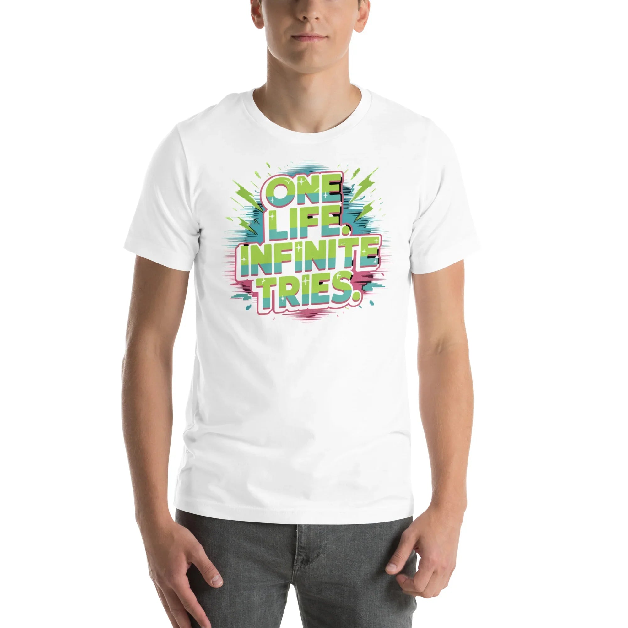 One Life Infinite Tries Roguelike Shirt – Hardcore Gamer Tee - RaZits