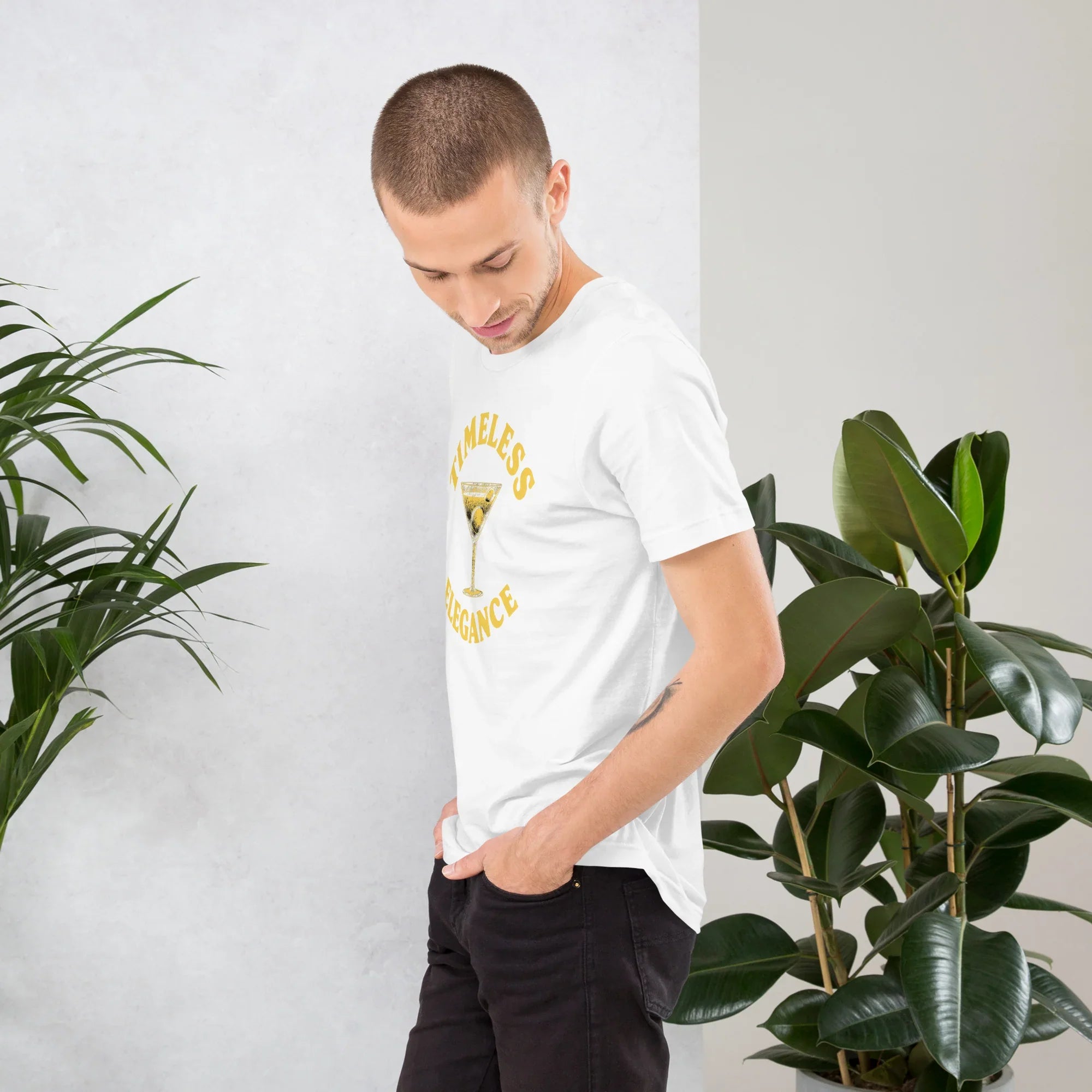 Timeless Elegance Cocktail Art Tee - RaZits