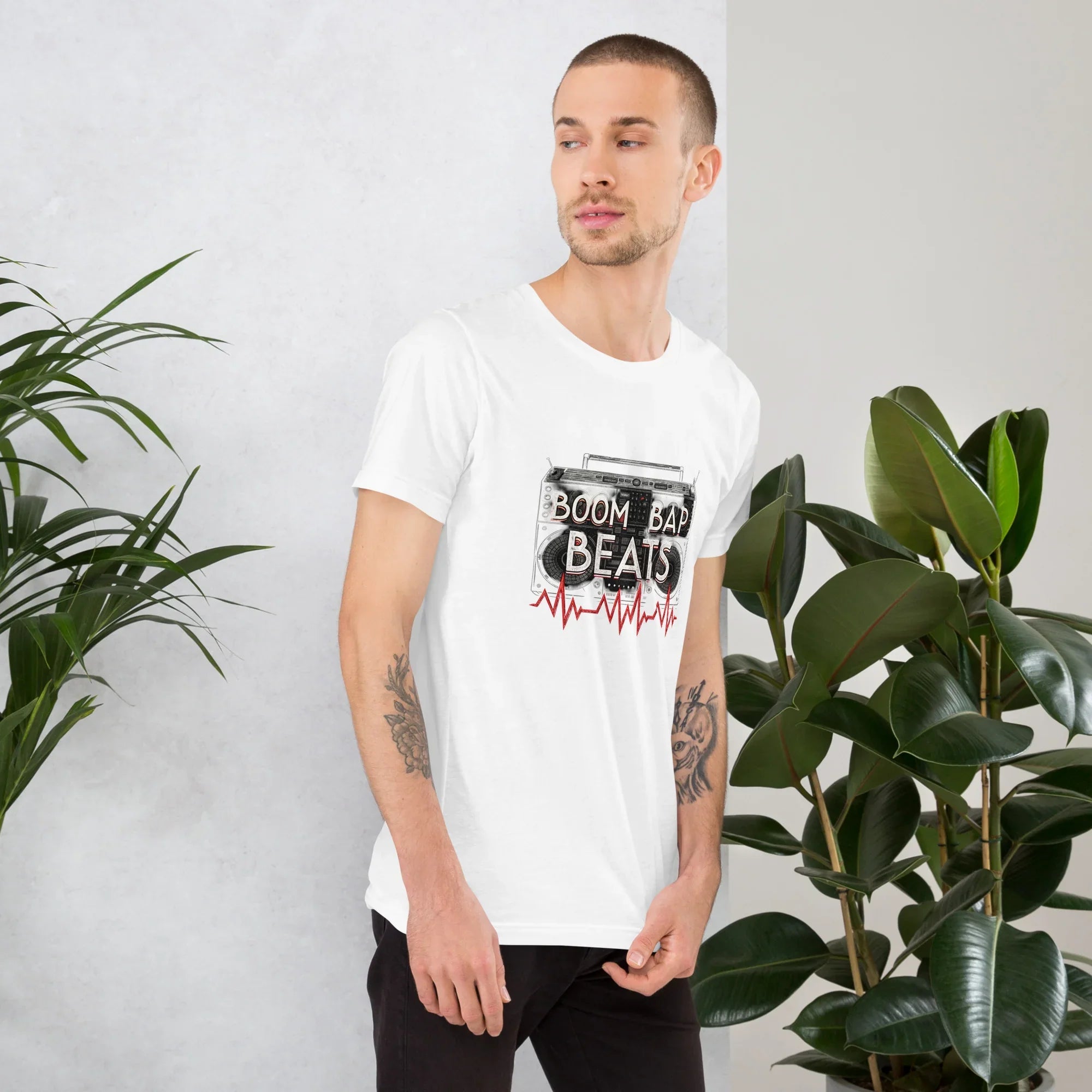 Boom Bap Beats Boombox Tee - RaZits