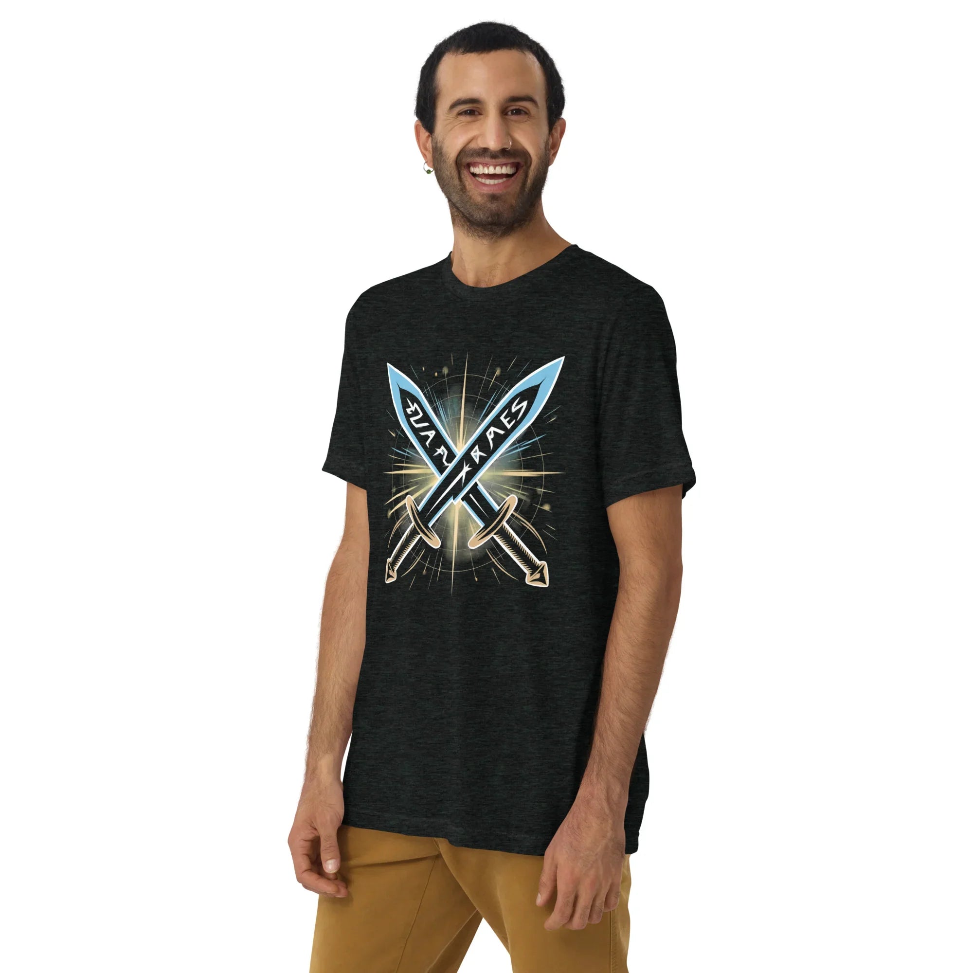 Rune Swords RPG T-Shirt – Dual Blade Action RPG Apparel - RaZits
