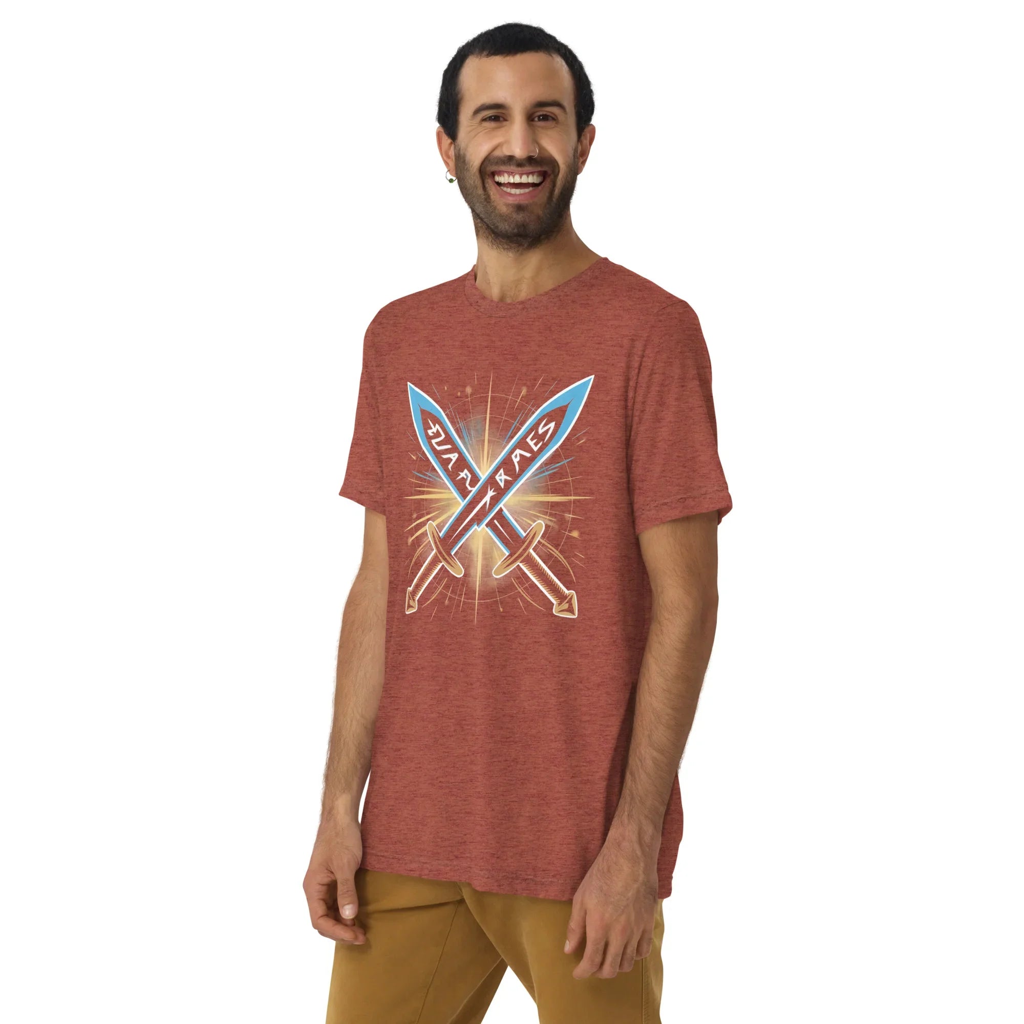 Rune Swords RPG T-Shirt – Dual Blade Action RPG Apparel - RaZits