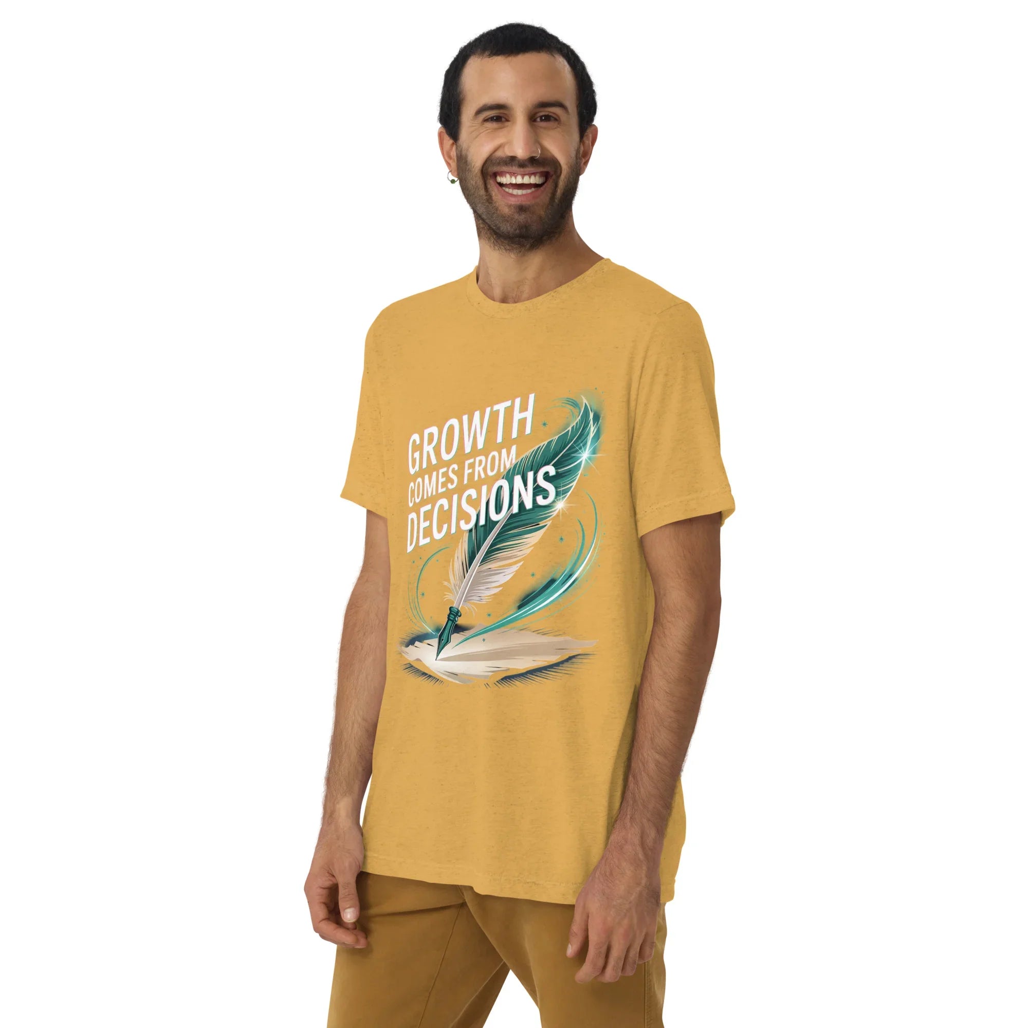 Growth Mindset T-Shirt – “Growth Comes From Decisions” Adventure Design - RaZits