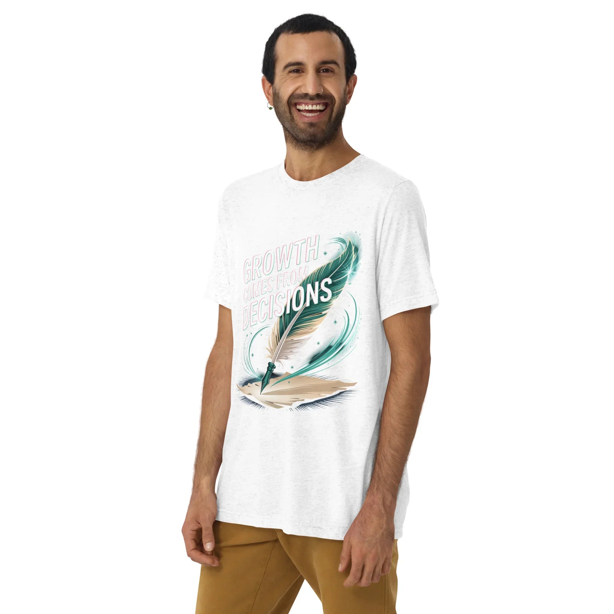 Growth Mindset T-Shirt – “Growth Comes From Decisions” Adventure Design - RaZits