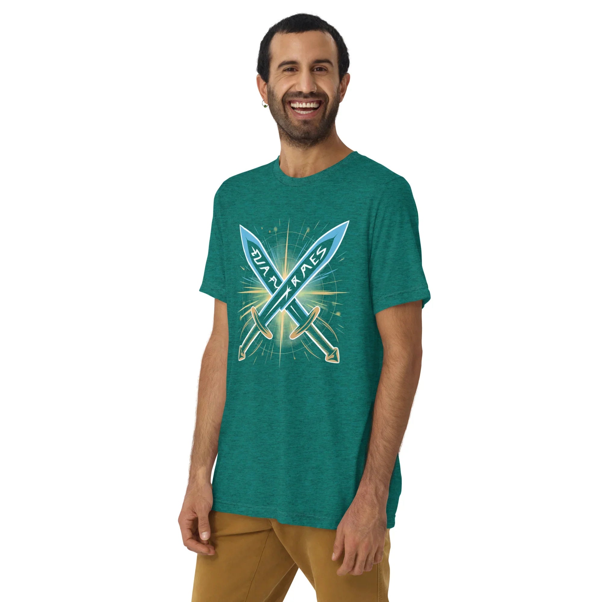 Rune Swords RPG T-Shirt – Dual Blade Action RPG Apparel - RaZits