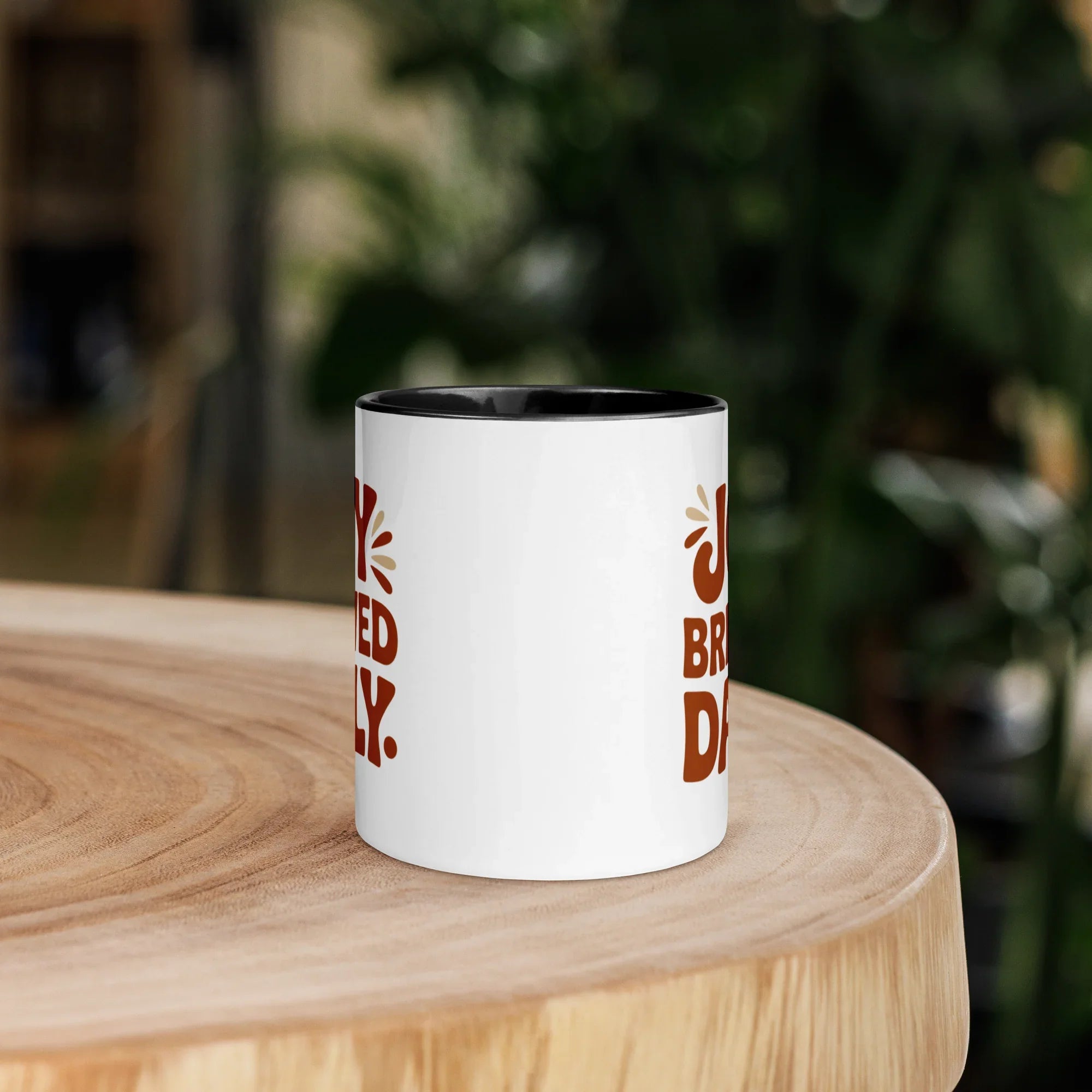 Joy Brewed Daily Ceramic Coffee Mug - RaZits