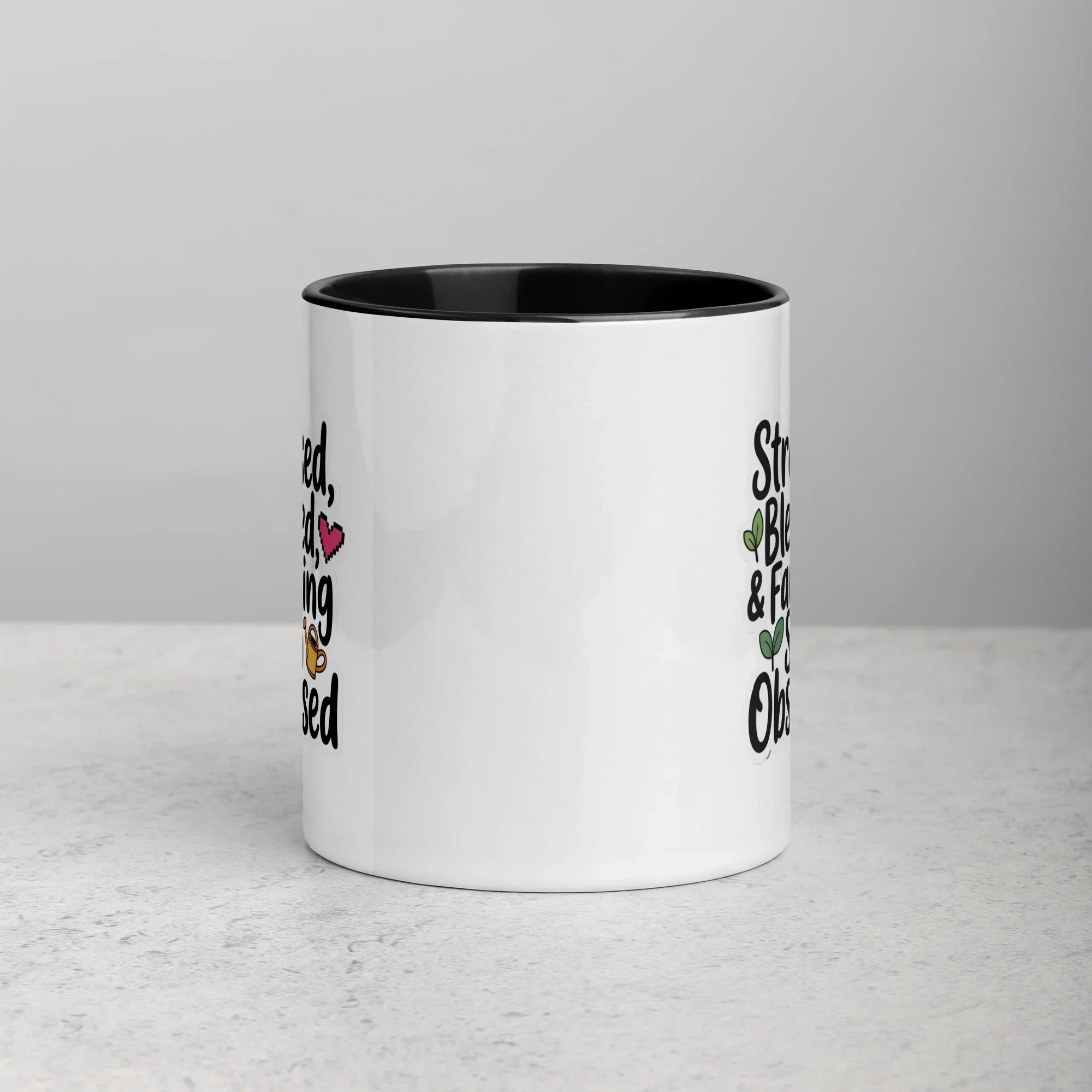 Stressed Blessed & Farming Sim Obsessed Design – Cozy Gamer Pixel Art Mug - RaZits