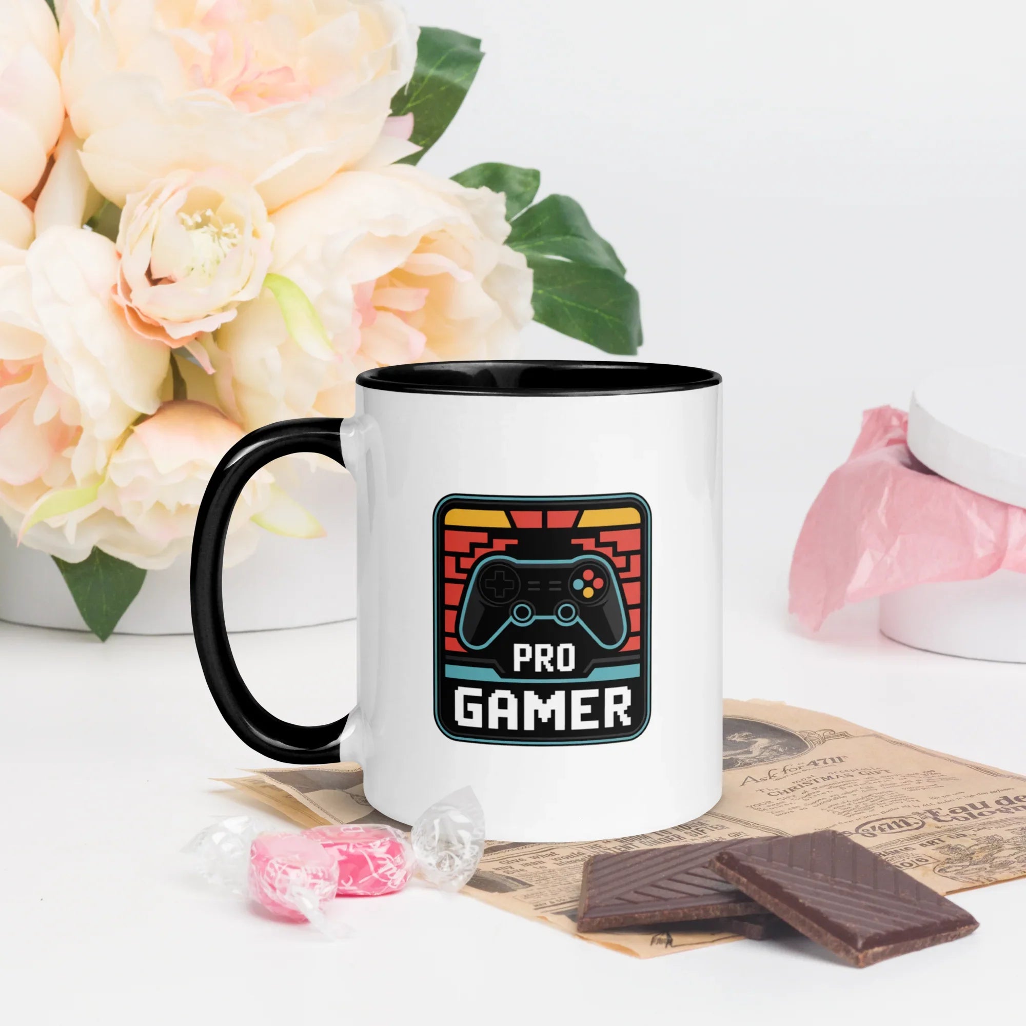 Pro Gamer Mug – Retro Pixel Controller Design for Competitive Players - RaZits
