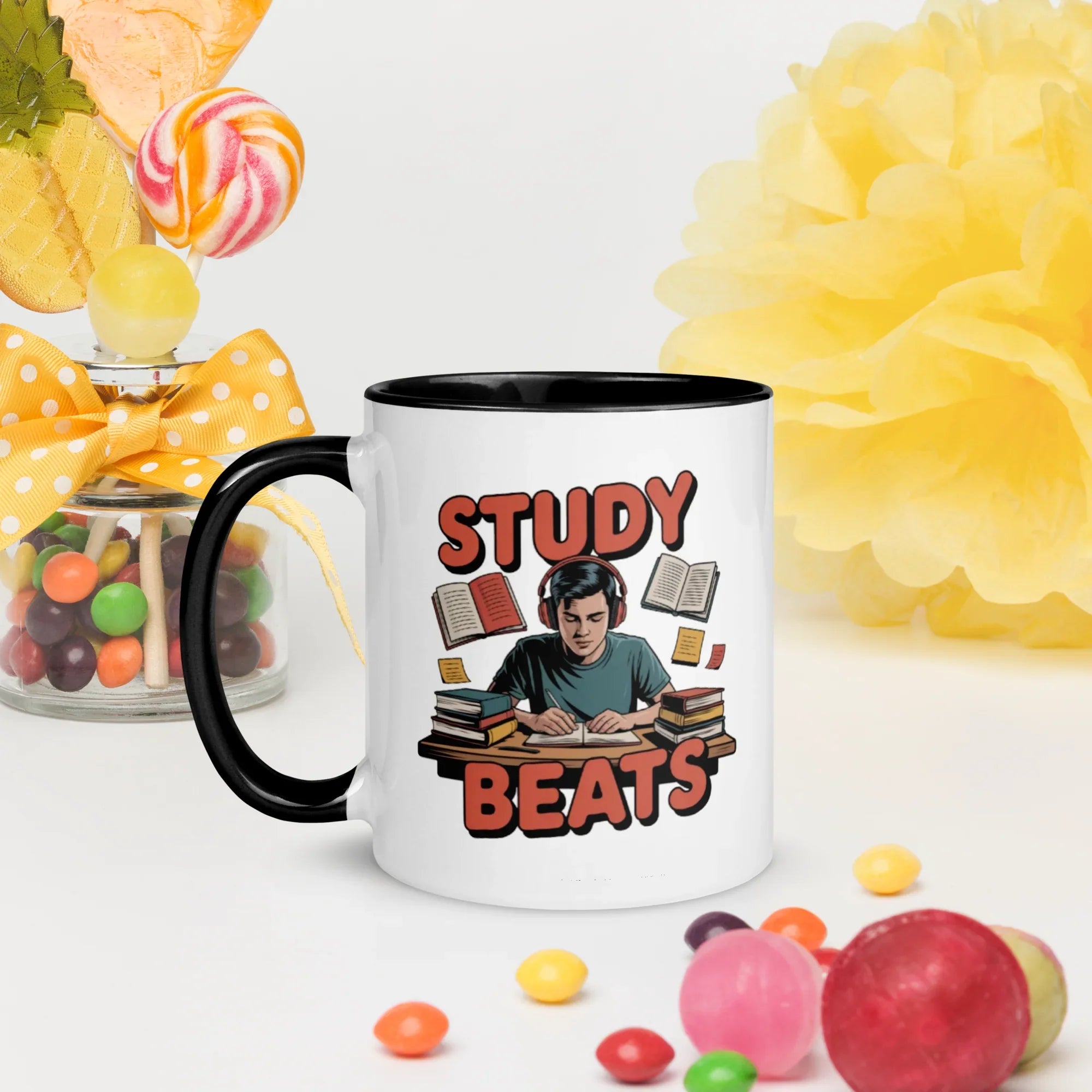 Study Beats Focus-Mode Ceramic Mug - RaZits