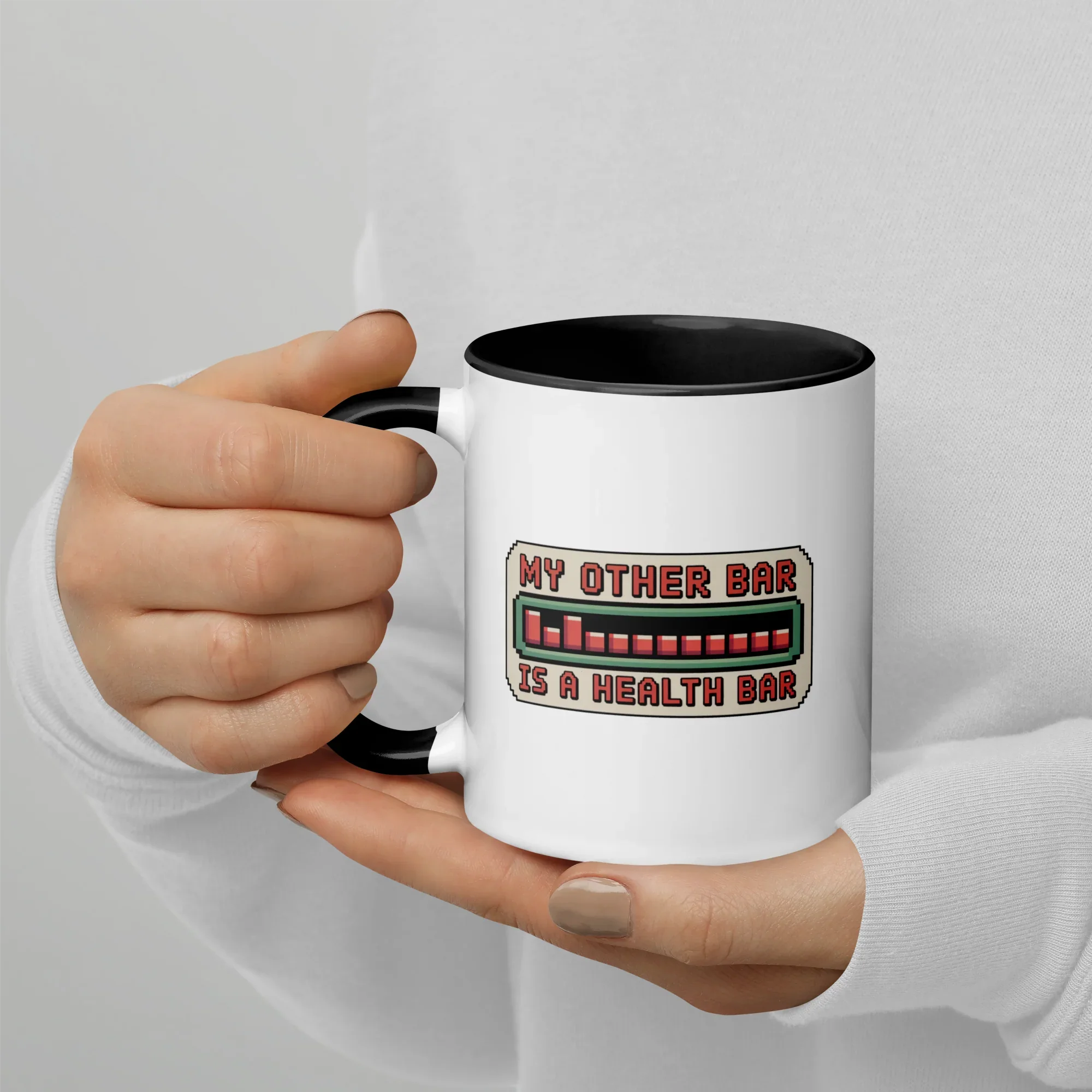 Retro Gaming Bartop Mug – Pixel Nostalgia Design for True Arcade Fans - RaZits