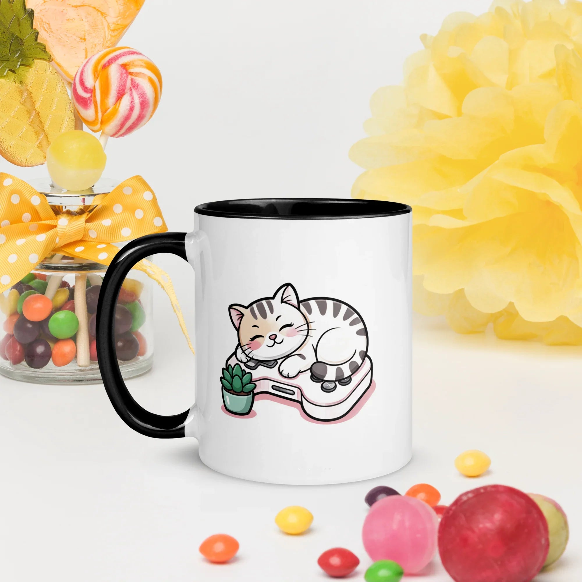 Gamer Cat Mug – Cozy Kawaii Vibes for Chill Players - RaZits