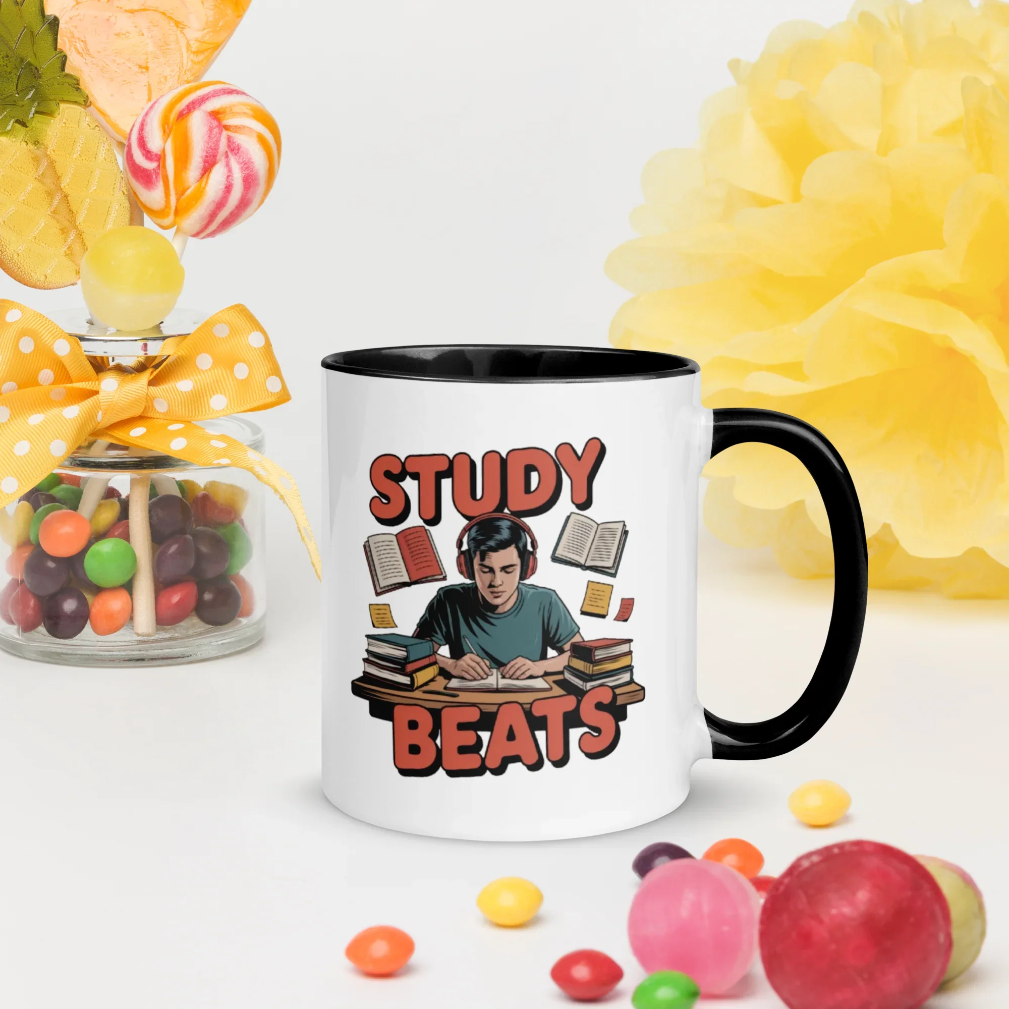 Study Beats Focus-Mode Ceramic Mug - RaZits
