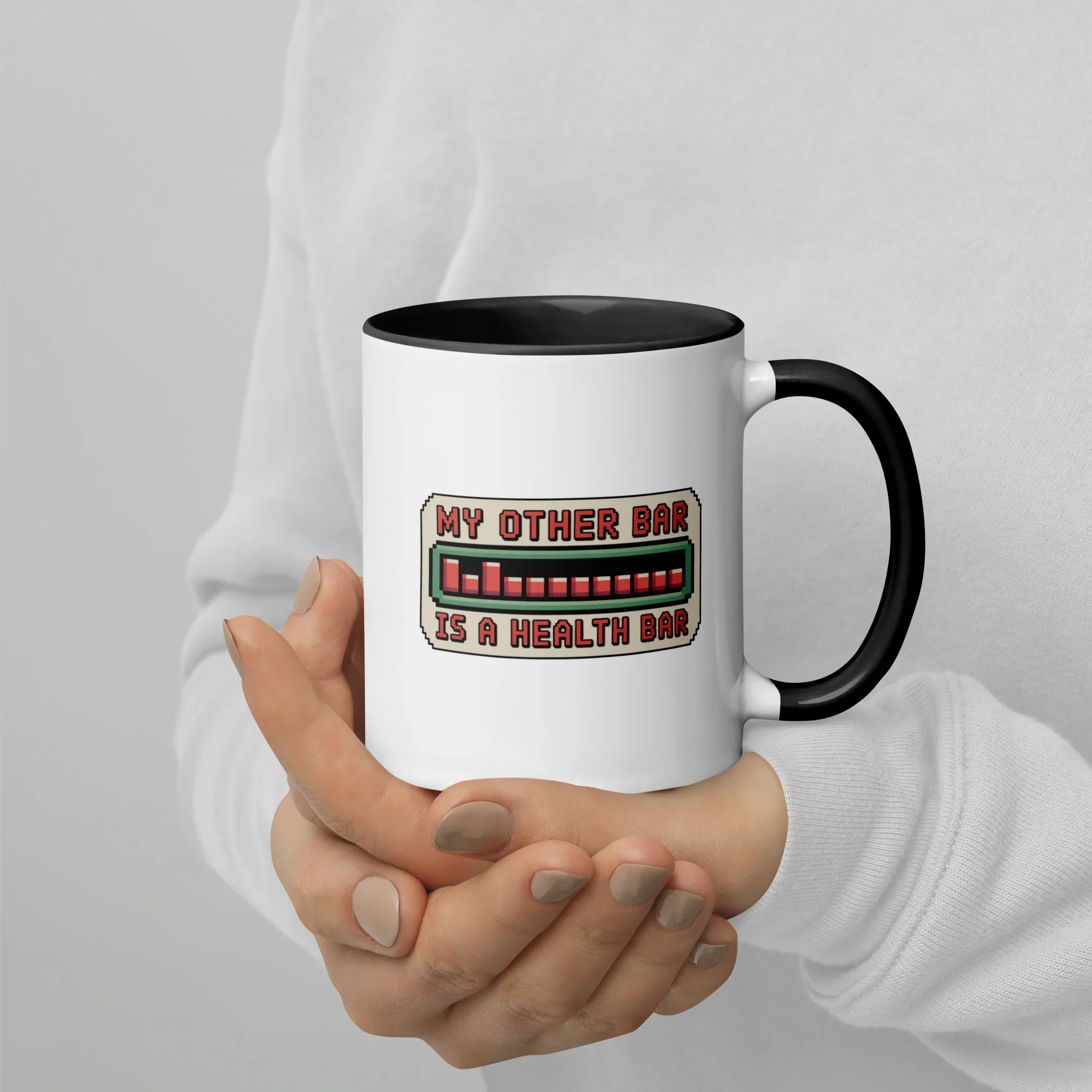 Retro Gaming Bartop Mug – Pixel Nostalgia Design for True Arcade Fans - RaZits