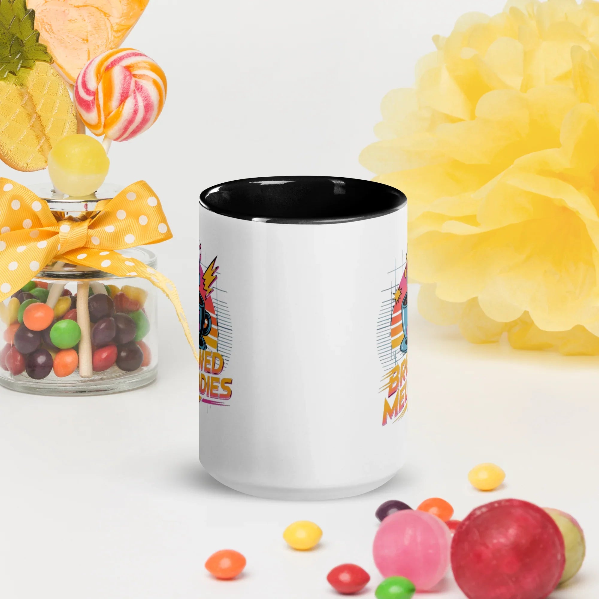 Brewed Melodies Mug – Retro Coffee Vibes for Music Lovers - RaZits