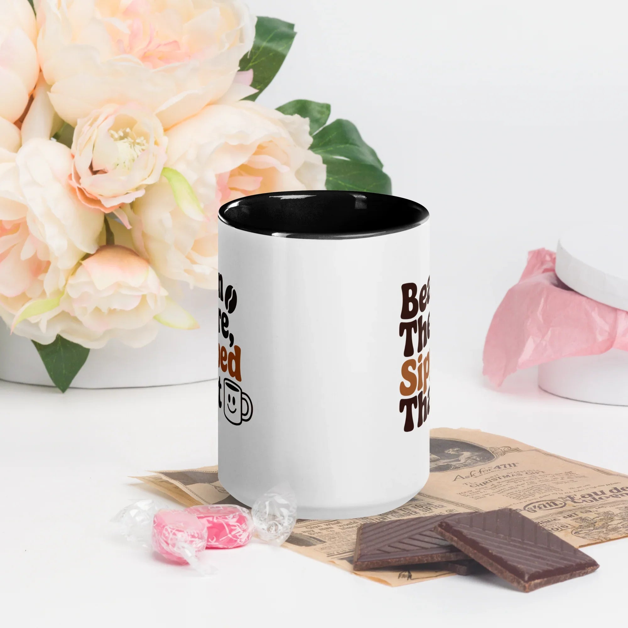 Bean There, Sipped That Ceramic Coffee Mug - RaZits