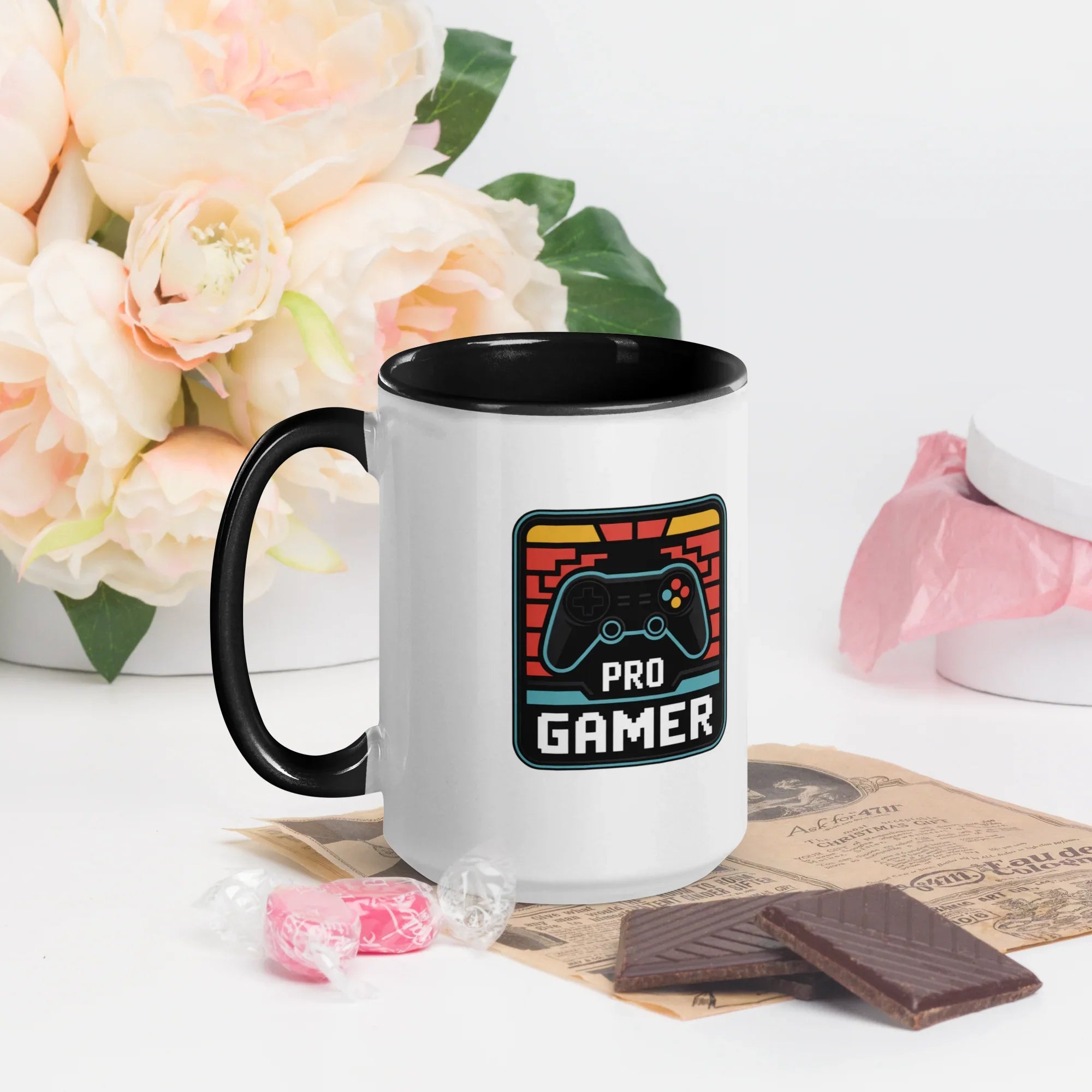 Pro Gamer Mug – Retro Pixel Controller Design for Competitive Players - RaZits