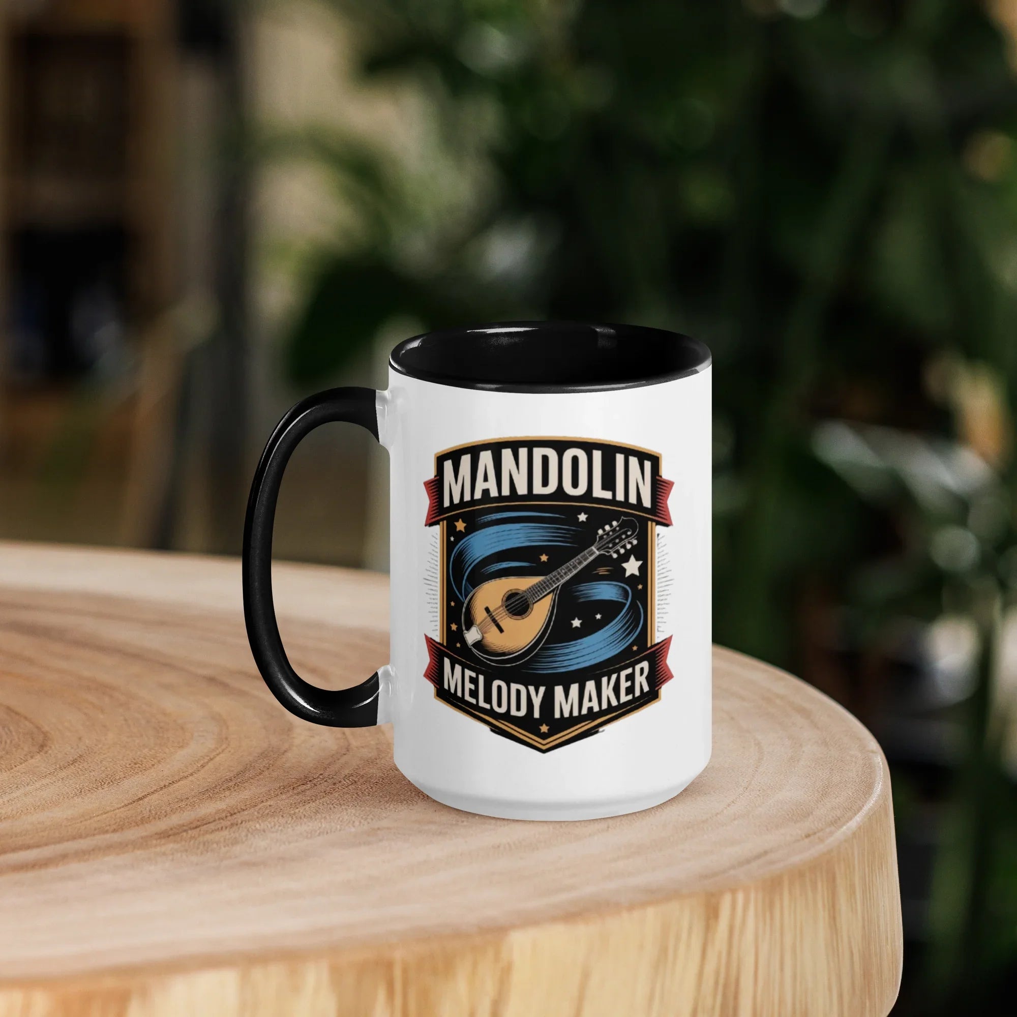 Mandolin Melody Maker Mug – Vintage Strings & Starry Sips - RaZits