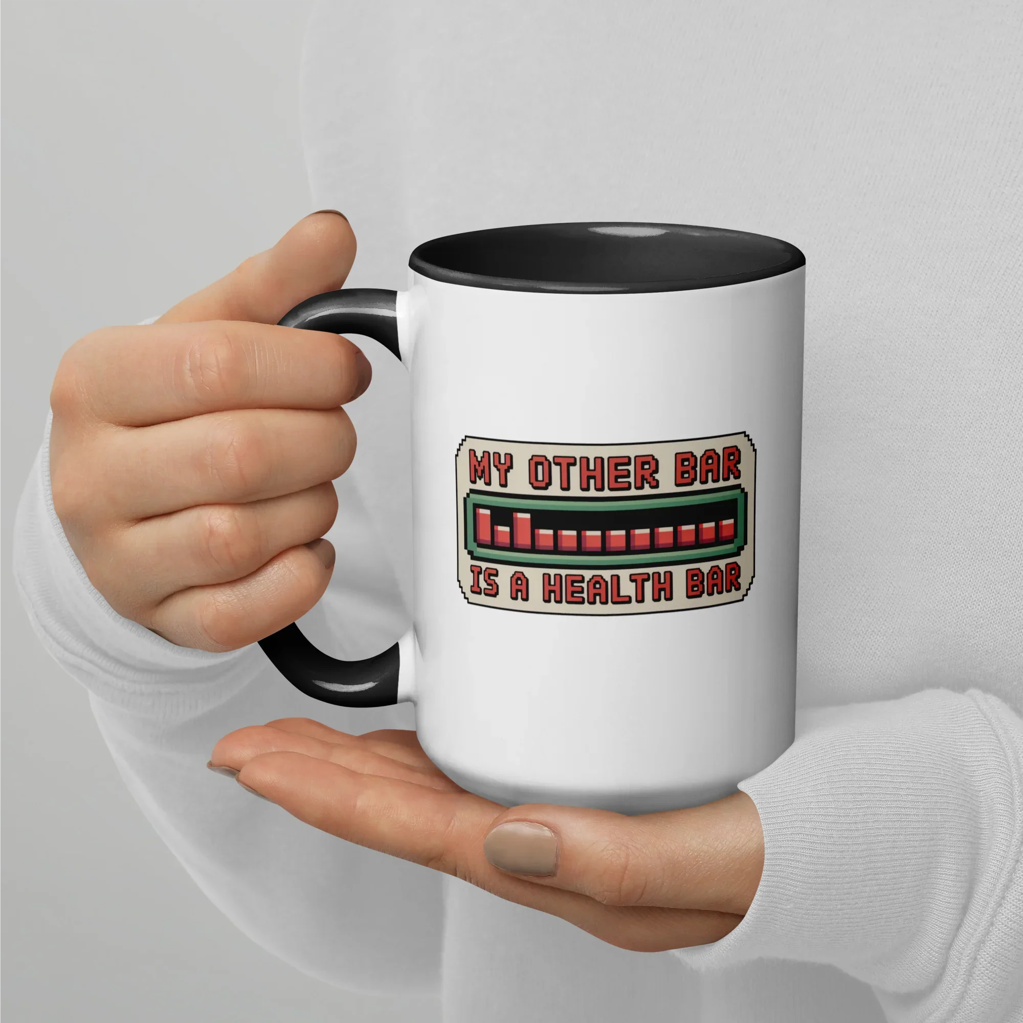 Retro Gaming Bartop Mug – Pixel Nostalgia Design for True Arcade Fans - RaZits