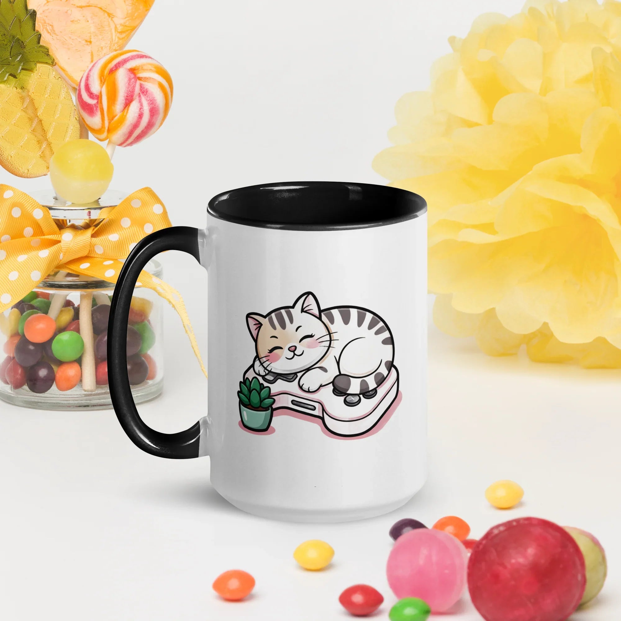 Gamer Cat Mug – Cozy Kawaii Vibes for Chill Players - RaZits