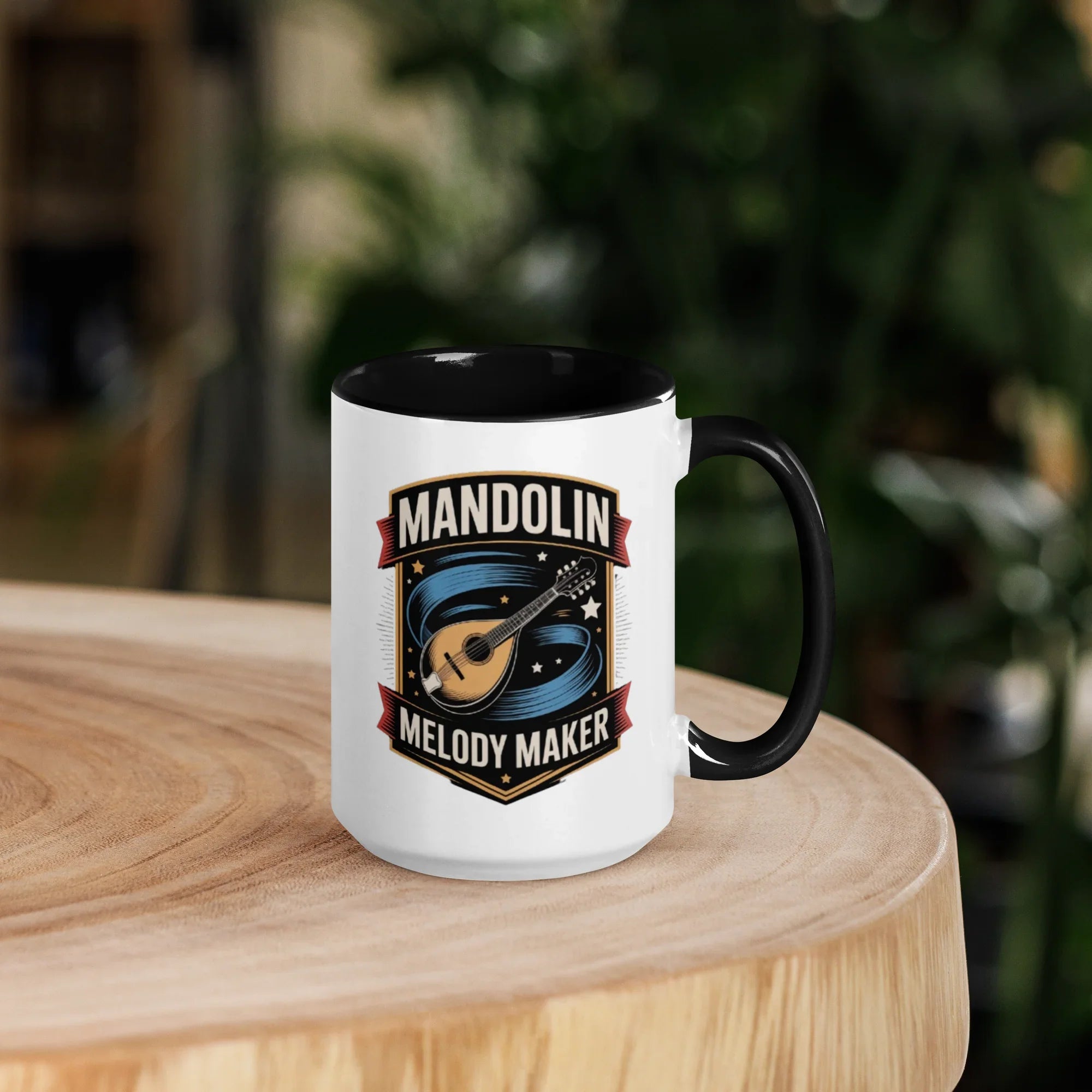 Mandolin Melody Maker Mug – Vintage Strings & Starry Sips - RaZits