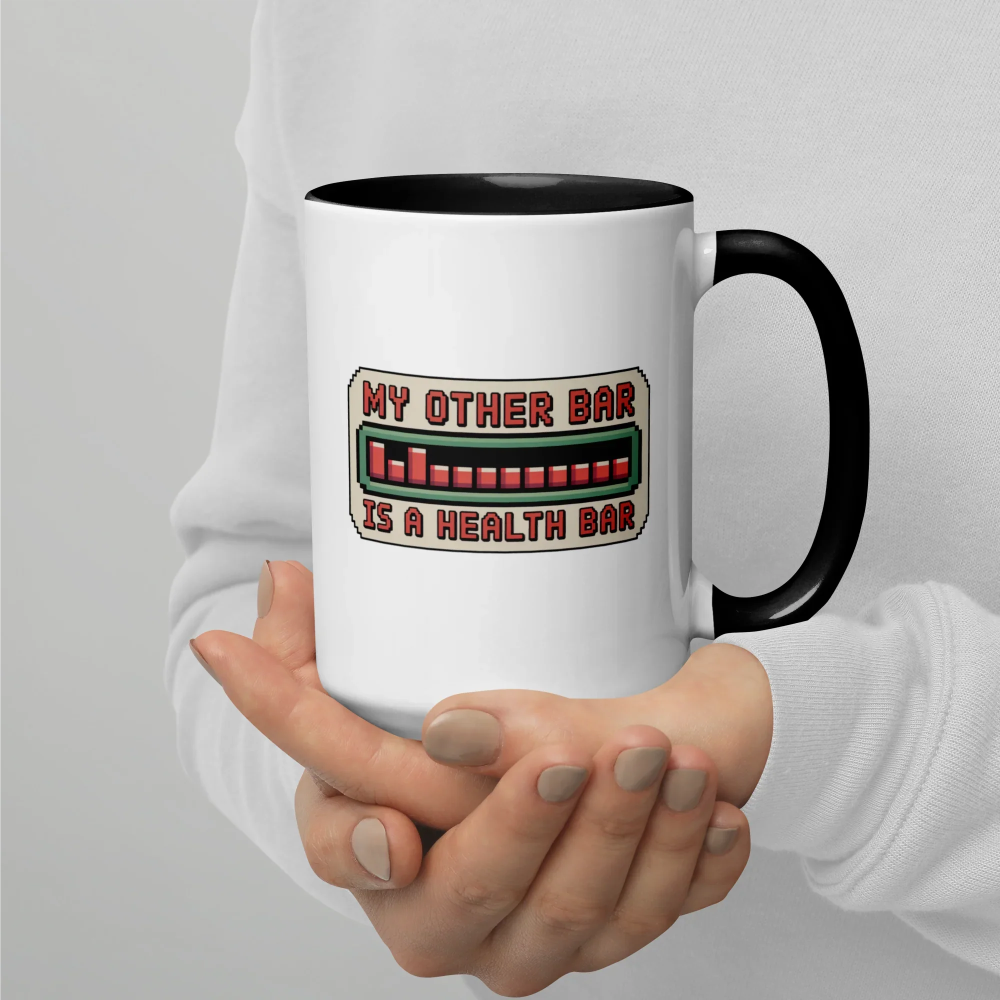Retro Gaming Bartop Mug – Pixel Nostalgia Design for True Arcade Fans - RaZits