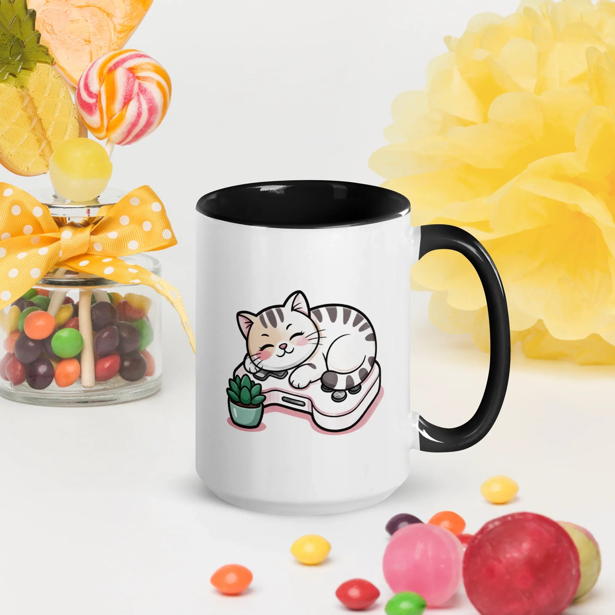 Gamer Cat Mug – Cozy Kawaii Vibes for Chill Players - RaZits