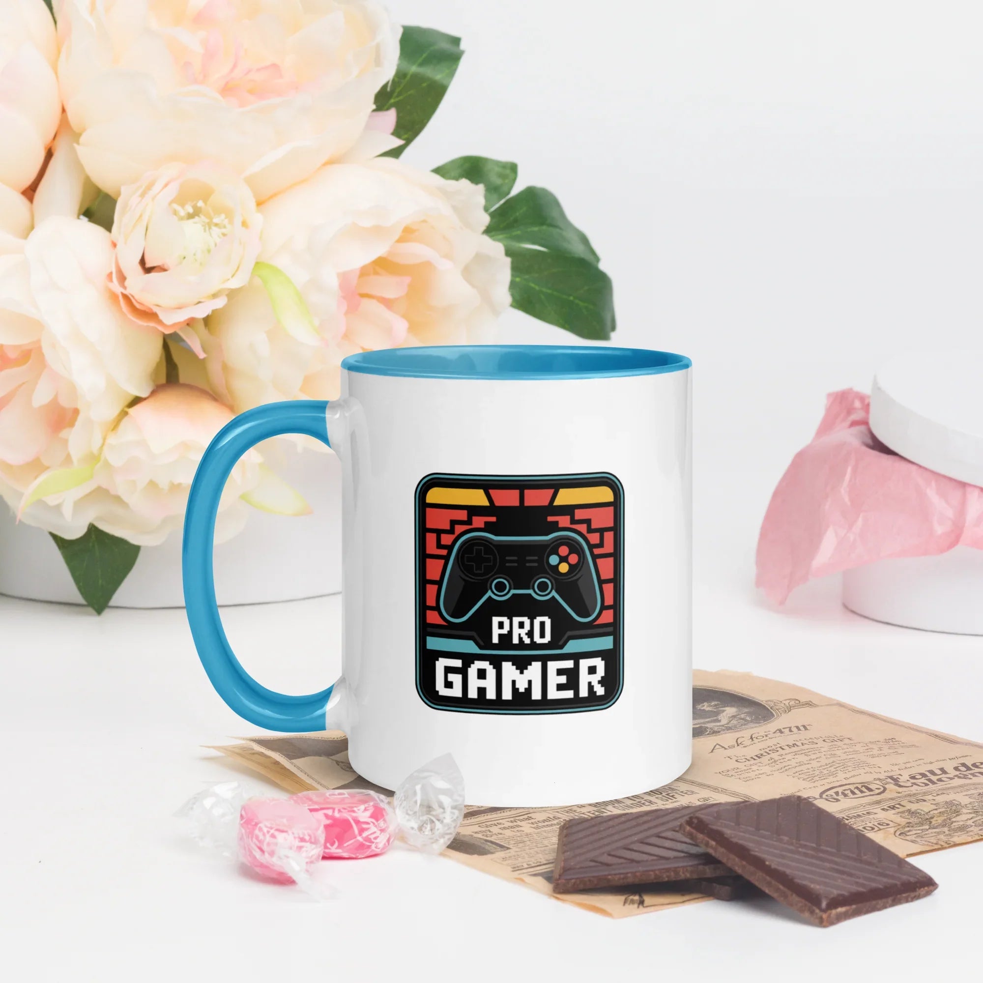 Pro Gamer Mug – Retro Pixel Controller Design for Competitive Players - RaZits