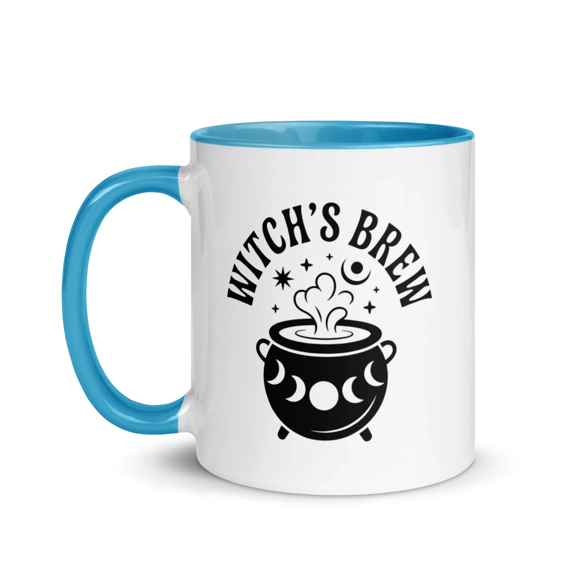 Witch’s Brew Ceramic Mug – Moon Cauldron Design - RaZits