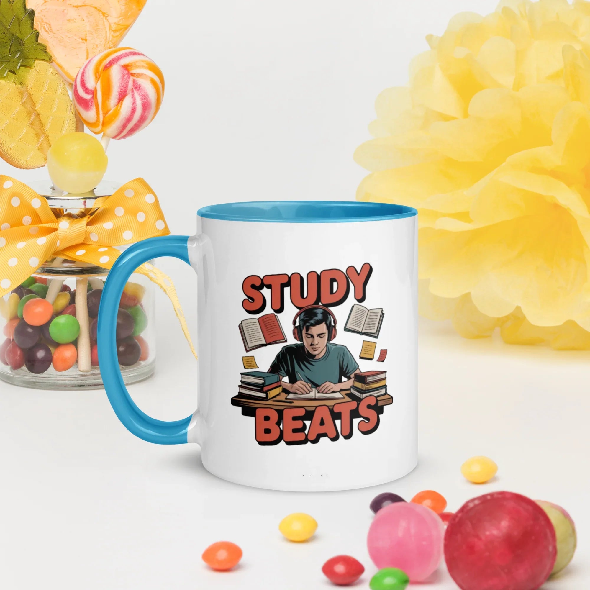 Study Beats Focus-Mode Ceramic Mug - RaZits