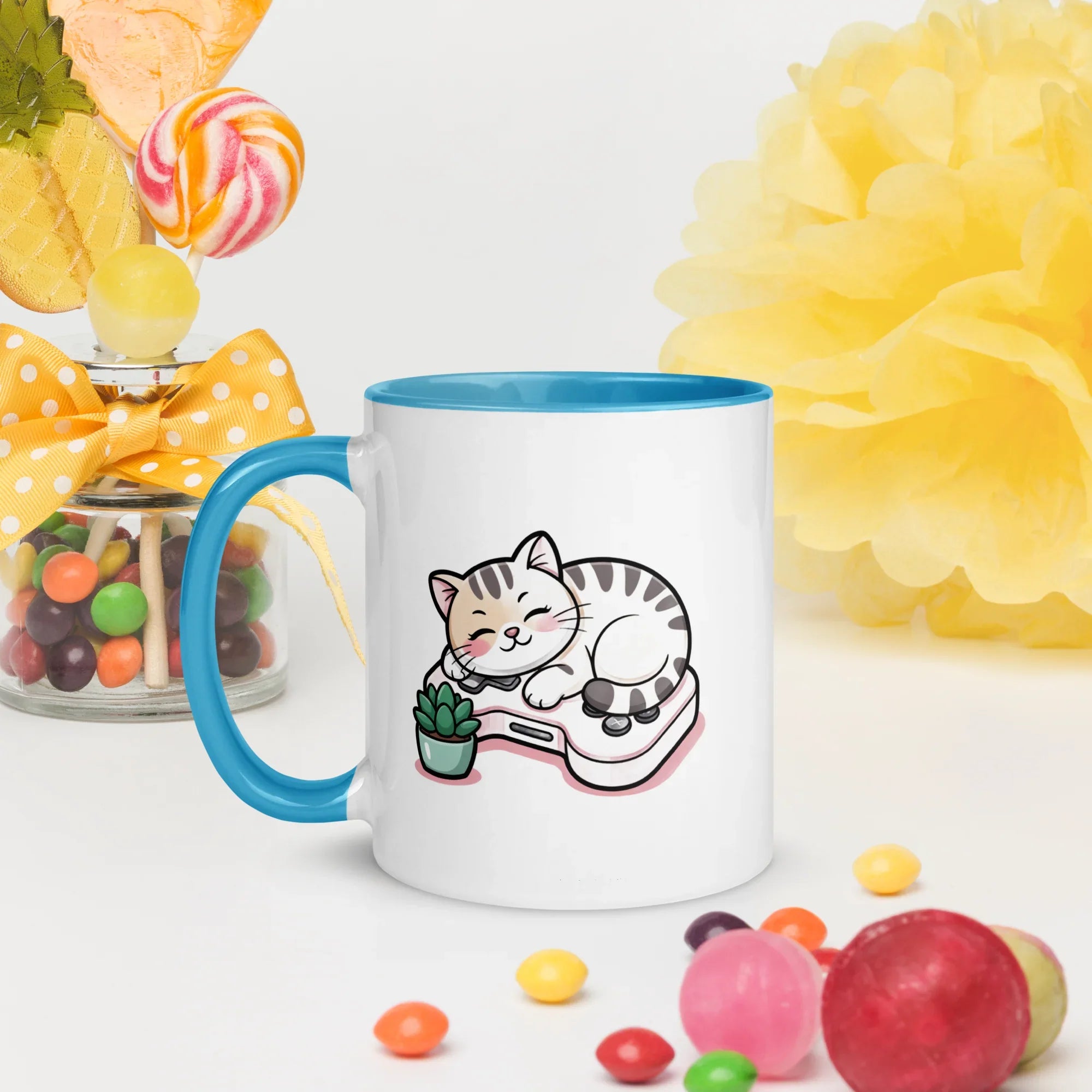 Gamer Cat Mug – Cozy Kawaii Vibes for Chill Players - RaZits