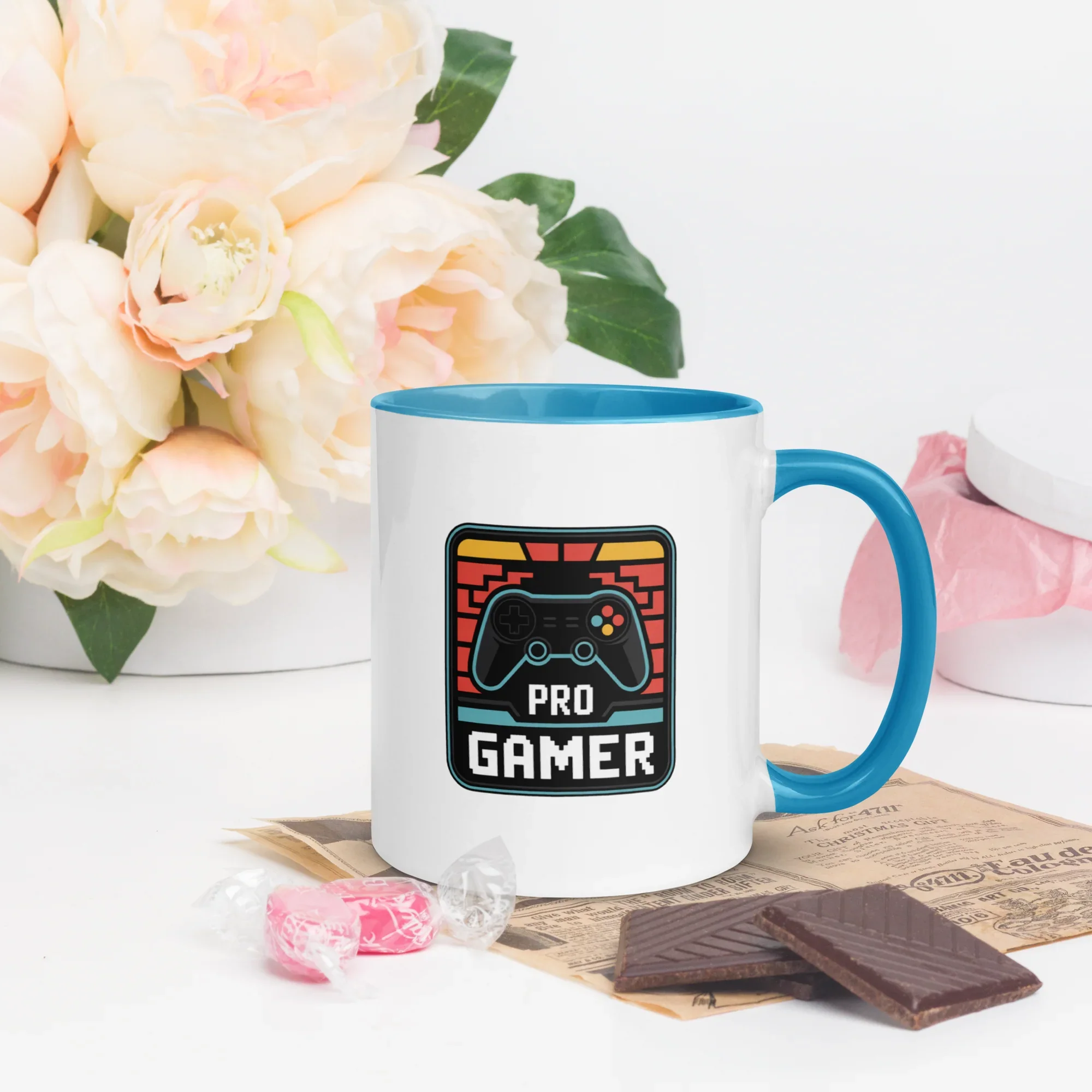 Pro Gamer Mug – Retro Pixel Controller Design for Competitive Players - RaZits