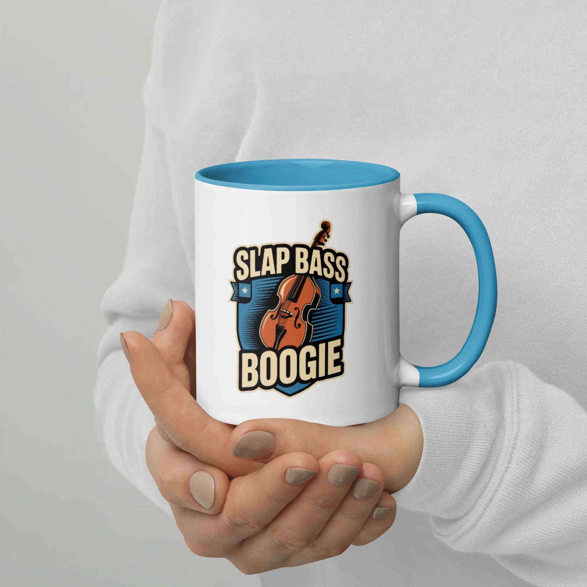 Slap Bass Boogie Retro Bass Ceramic Mug - RaZits