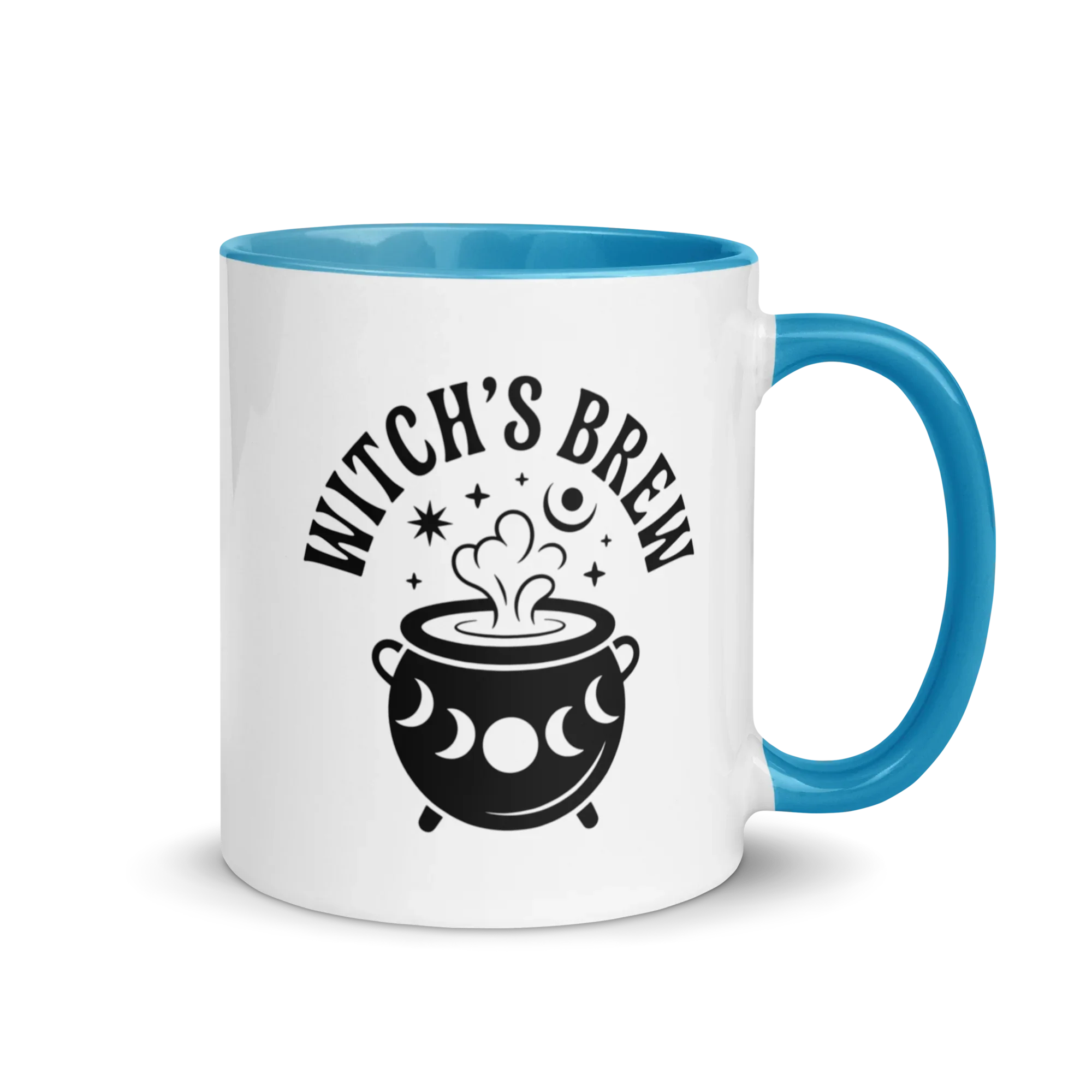 Witch’s Brew Ceramic Mug – Moon Cauldron Design - RaZits