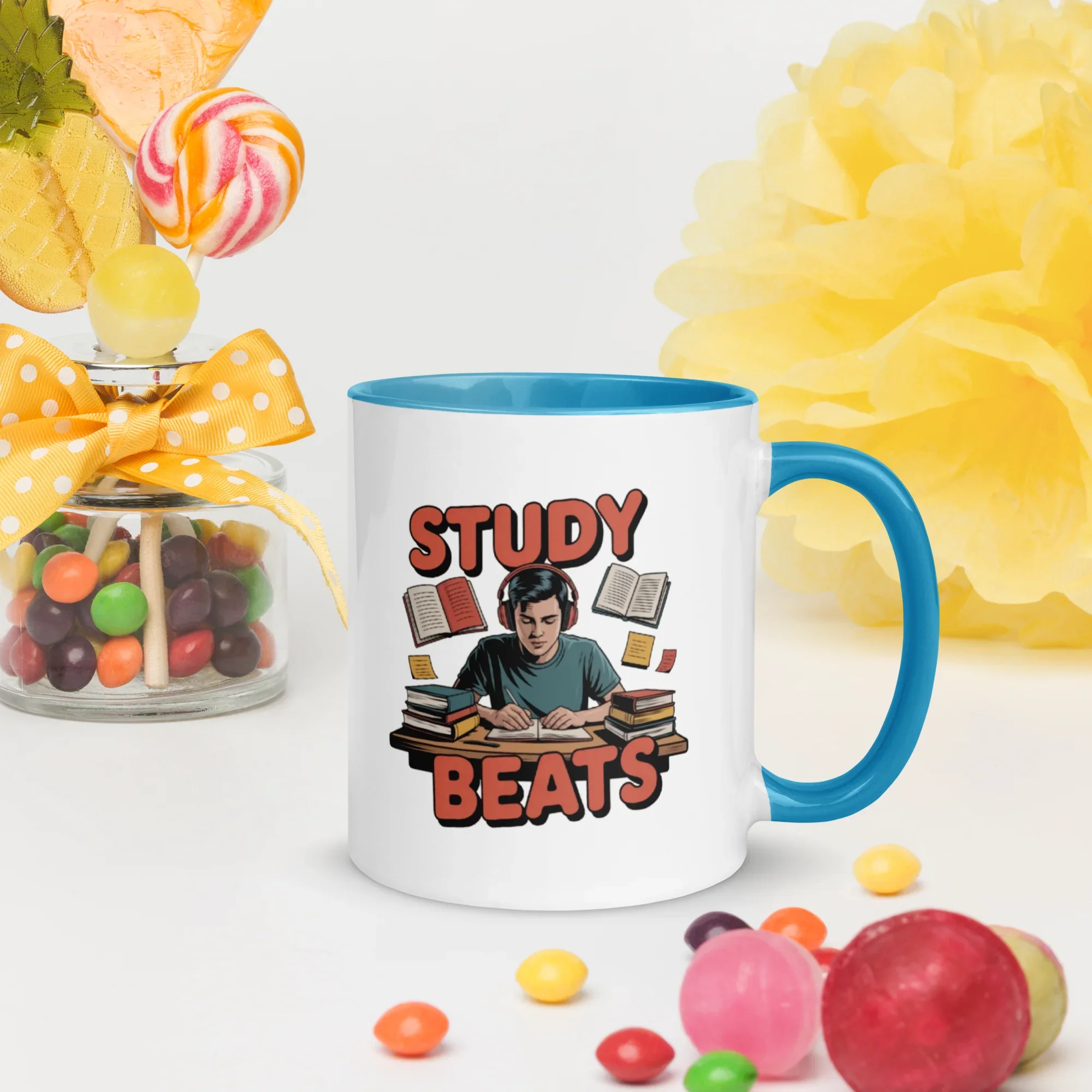 Study Beats Focus-Mode Ceramic Mug - RaZits