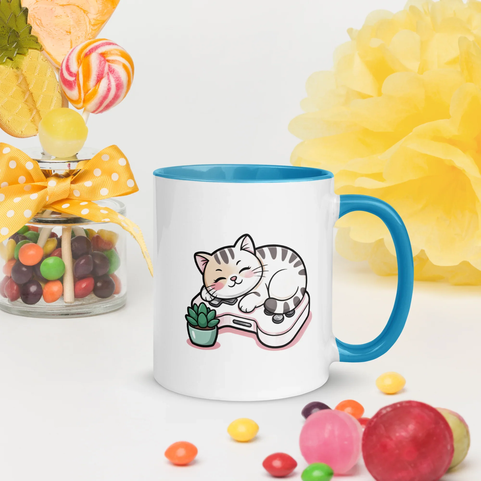 Gamer Cat Mug – Cozy Kawaii Vibes for Chill Players - RaZits