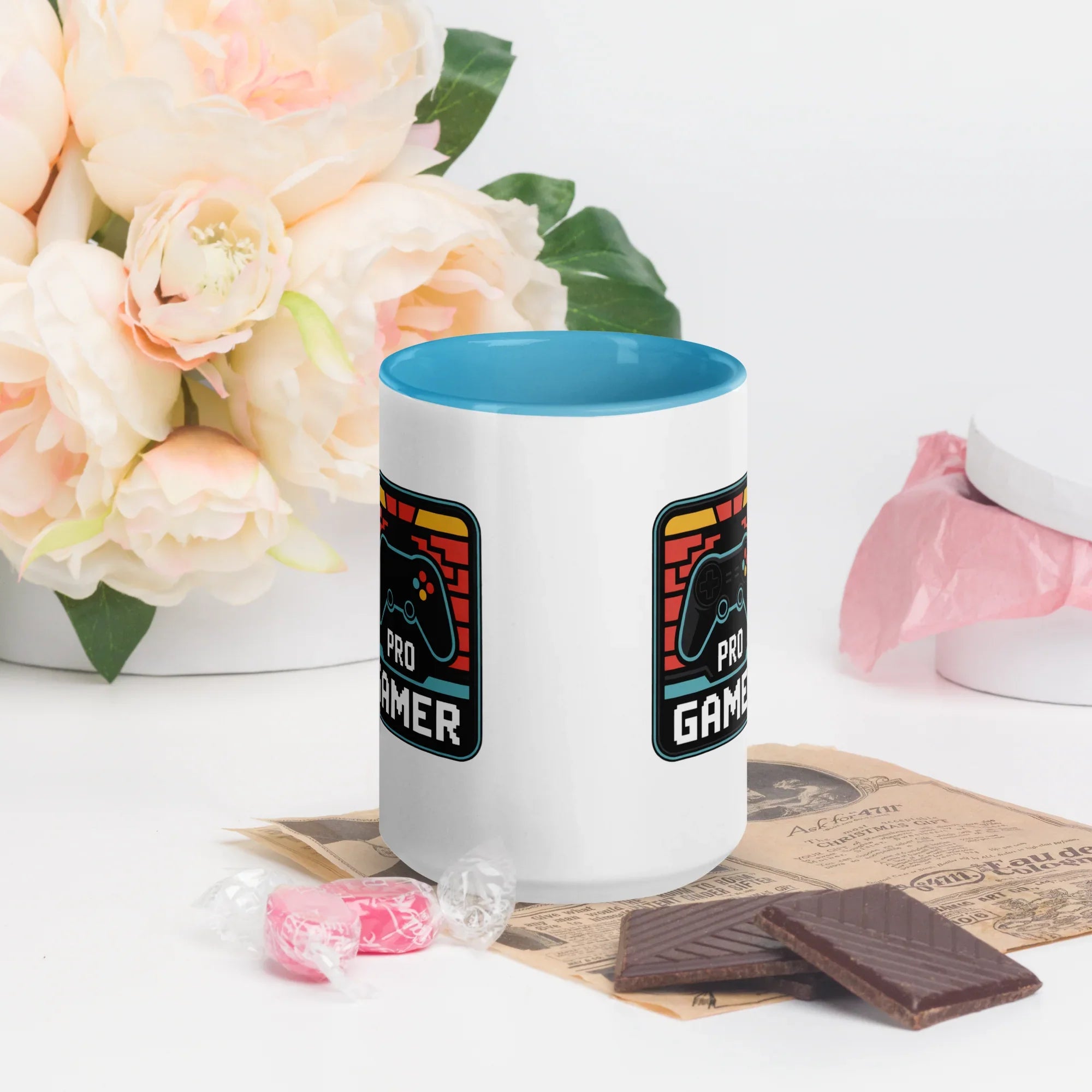 Pro Gamer Mug – Retro Pixel Controller Design for Competitive Players - RaZits