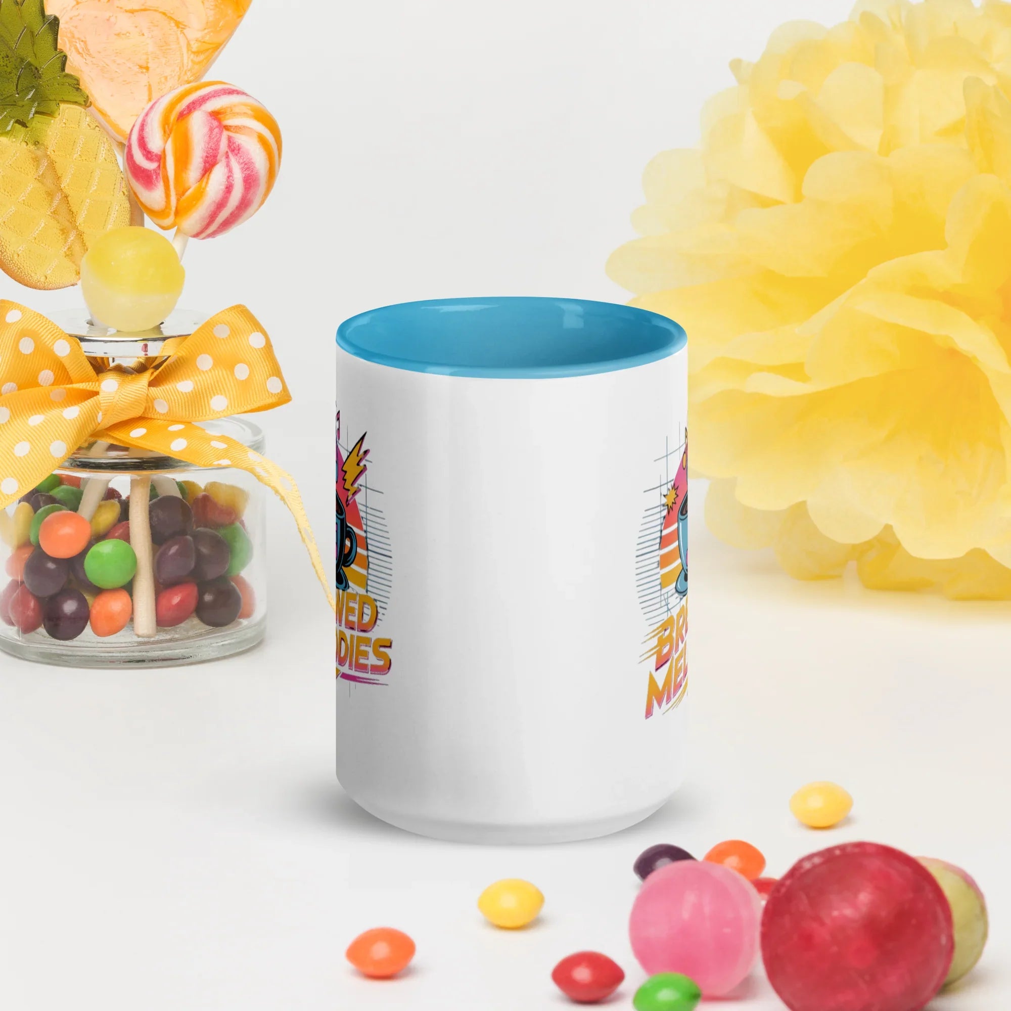 Brewed Melodies Mug – Retro Coffee Vibes for Music Lovers - RaZits