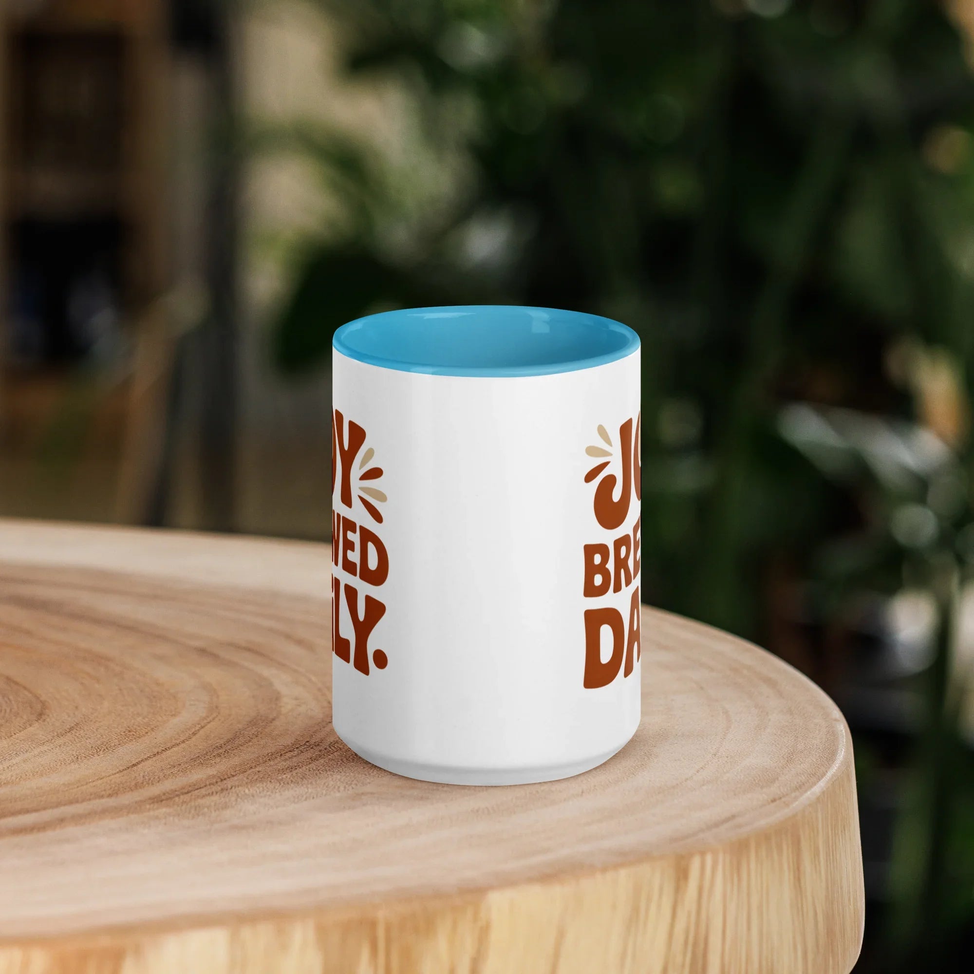 Joy Brewed Daily Ceramic Coffee Mug - RaZits