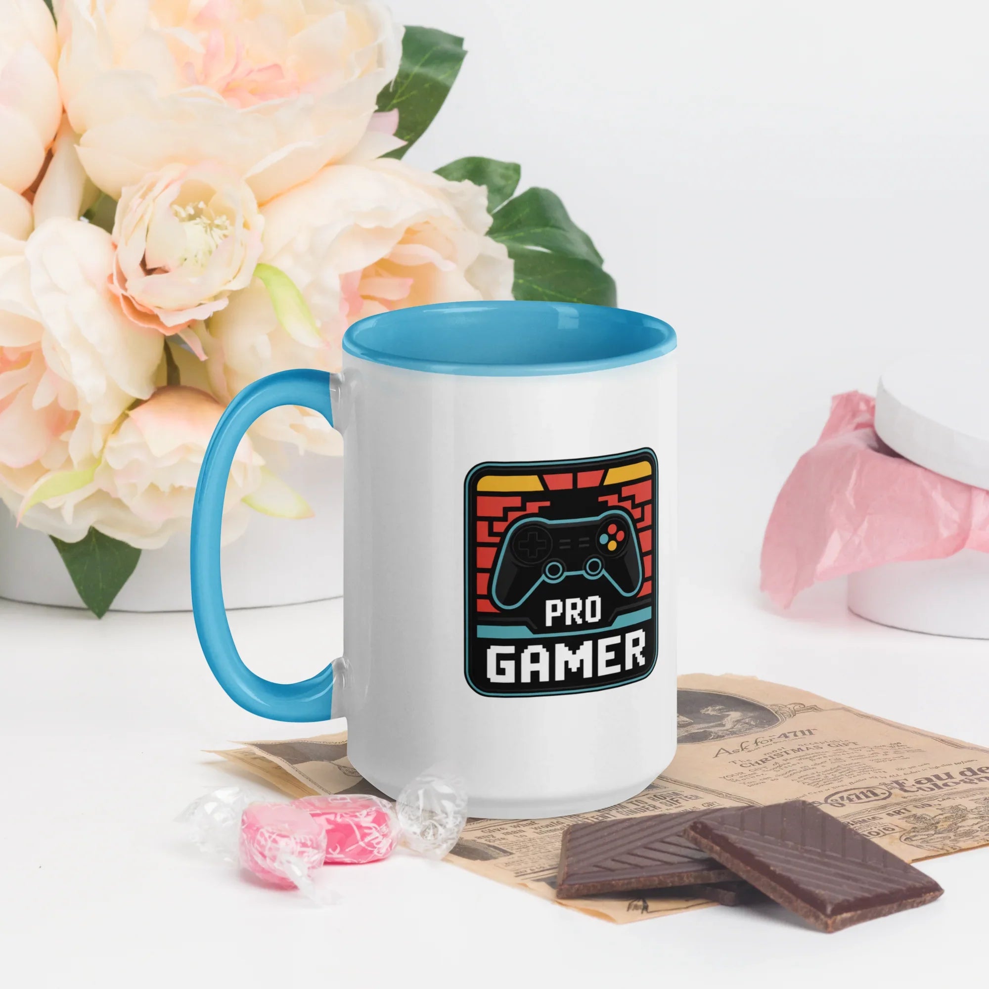 Pro Gamer Mug – Retro Pixel Controller Design for Competitive Players - RaZits