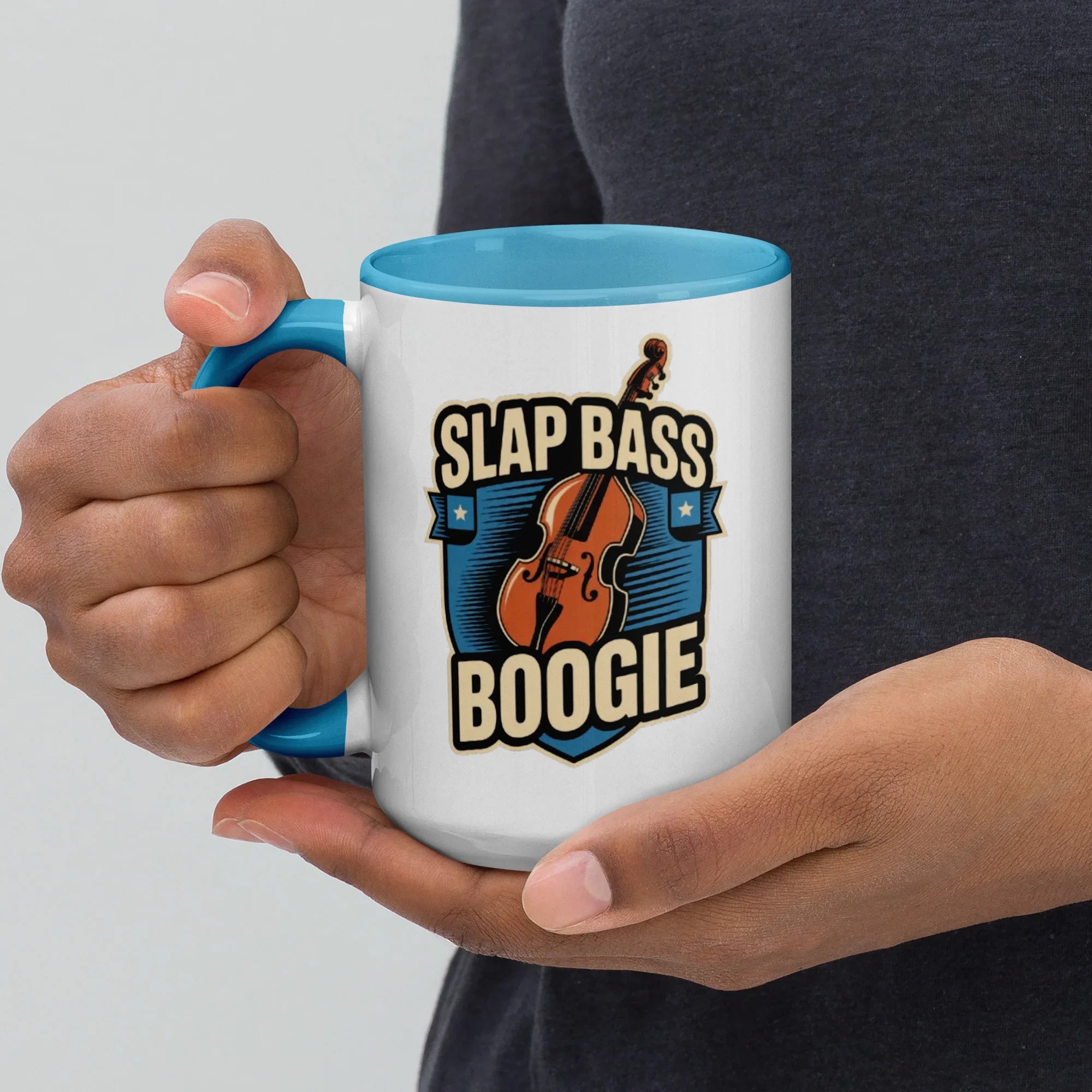 Slap Bass Boogie Retro Bass Ceramic Mug - RaZits