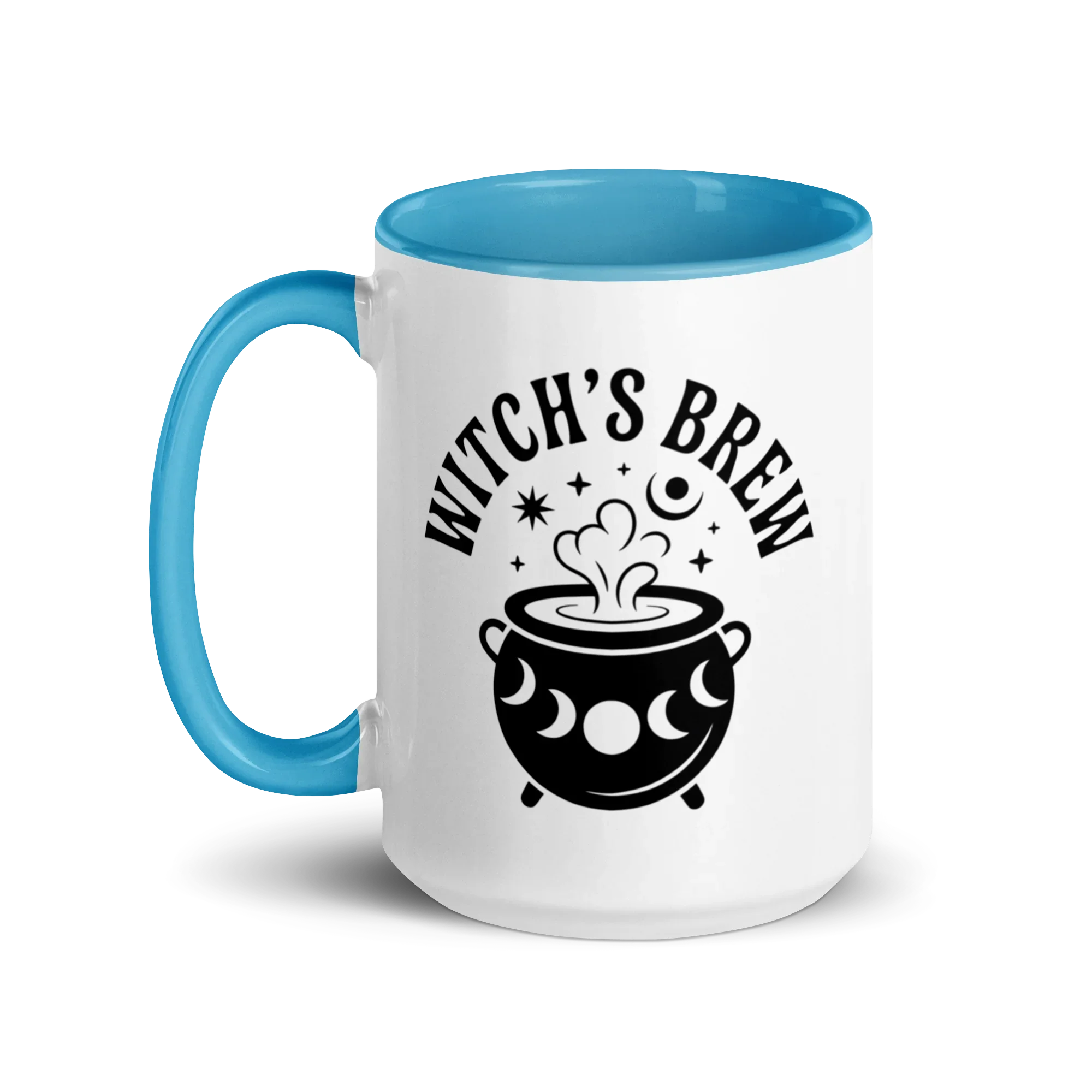 Witch’s Brew Ceramic Mug – Moon Cauldron Design - RaZits