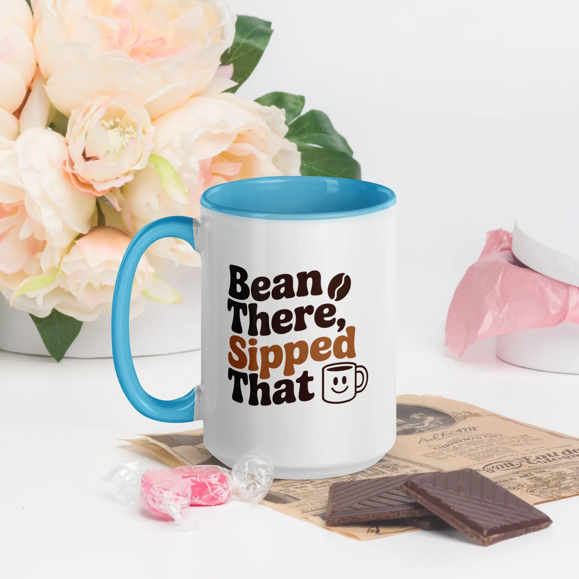 Bean There, Sipped That Ceramic Coffee Mug - RaZits