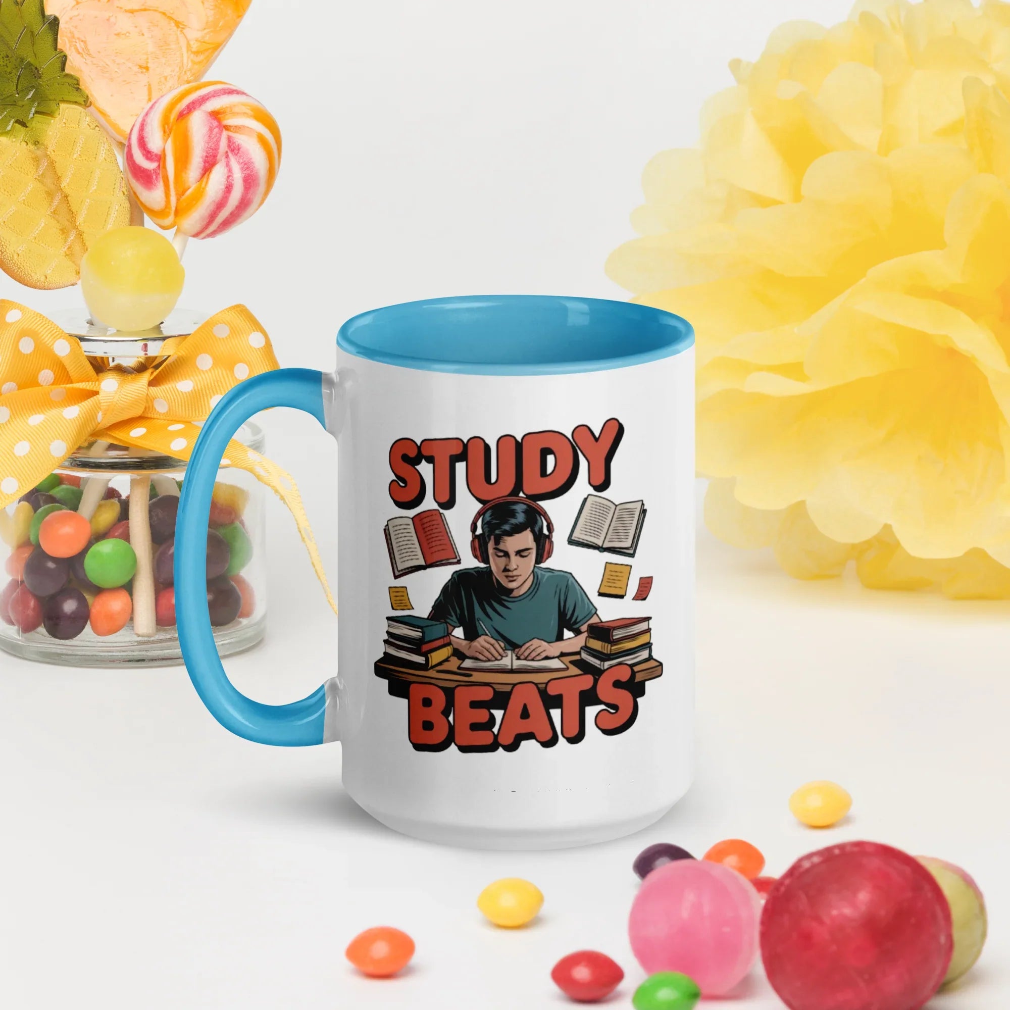 Study Beats Focus-Mode Ceramic Mug - RaZits