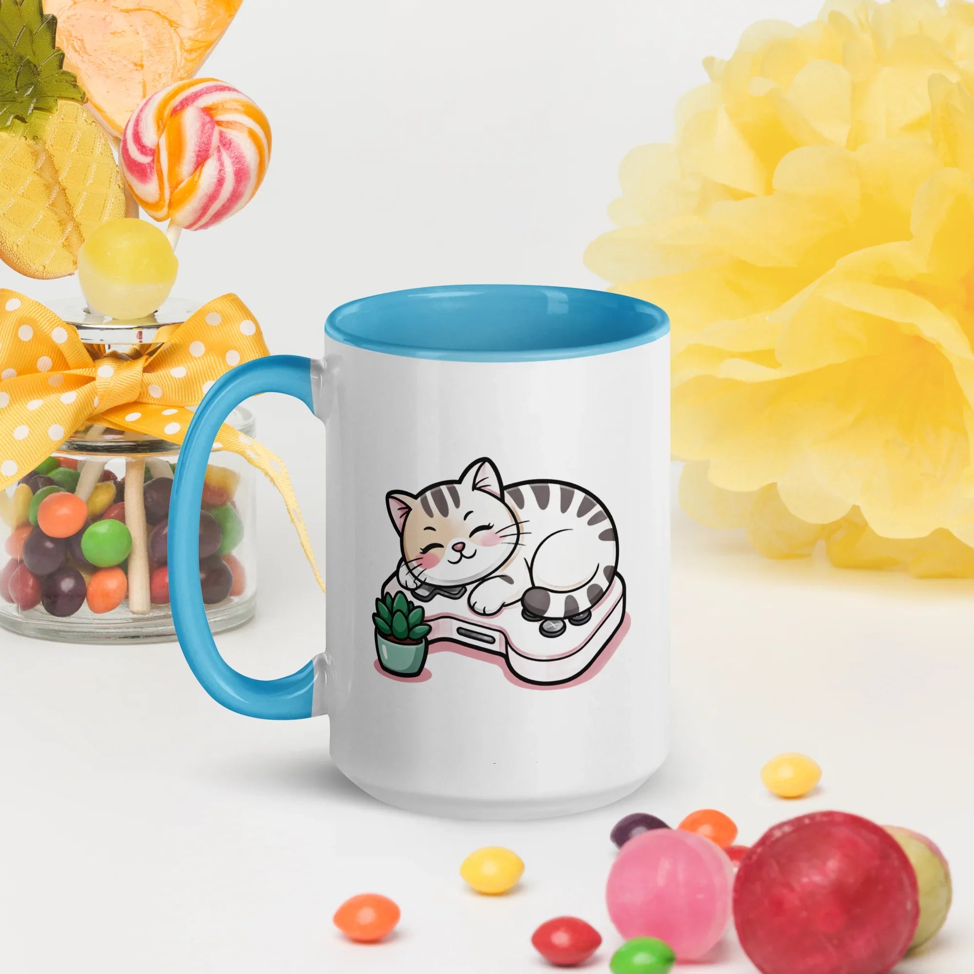 Gamer Cat Mug – Cozy Kawaii Vibes for Chill Players - RaZits