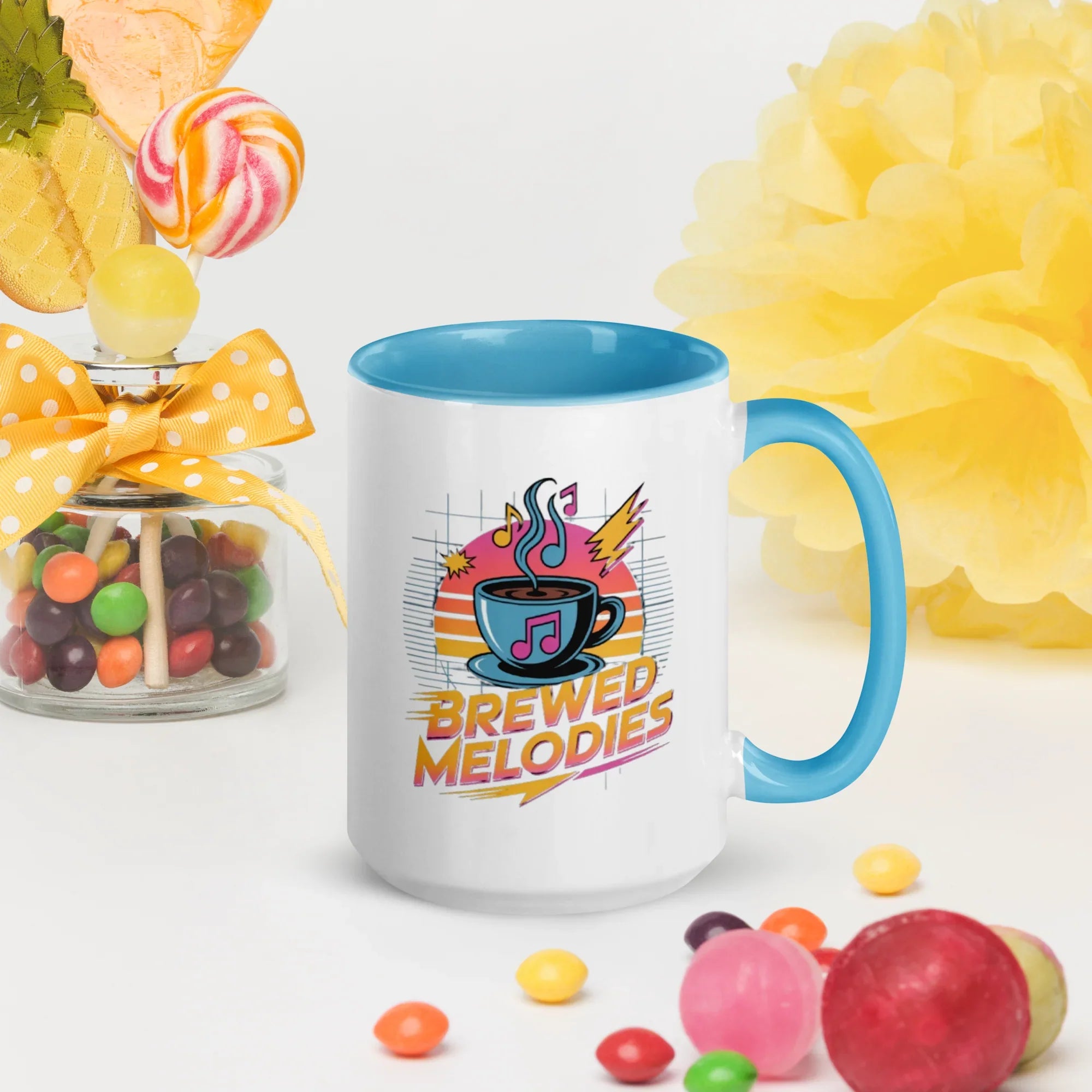 Brewed Melodies Mug – Retro Coffee Vibes for Music Lovers - RaZits