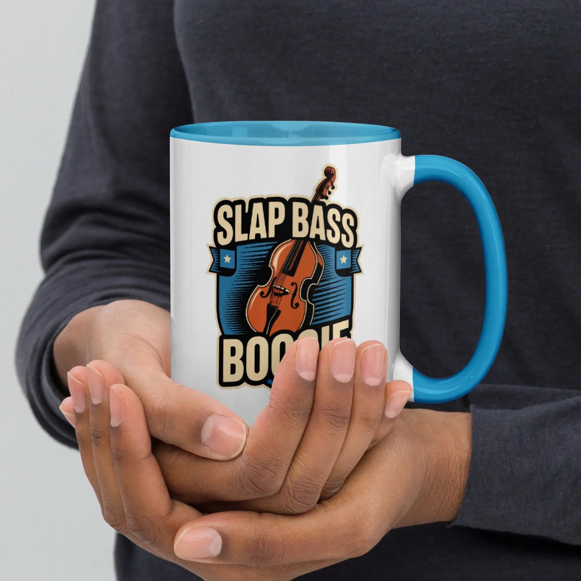Slap Bass Boogie Retro Bass Ceramic Mug - RaZits