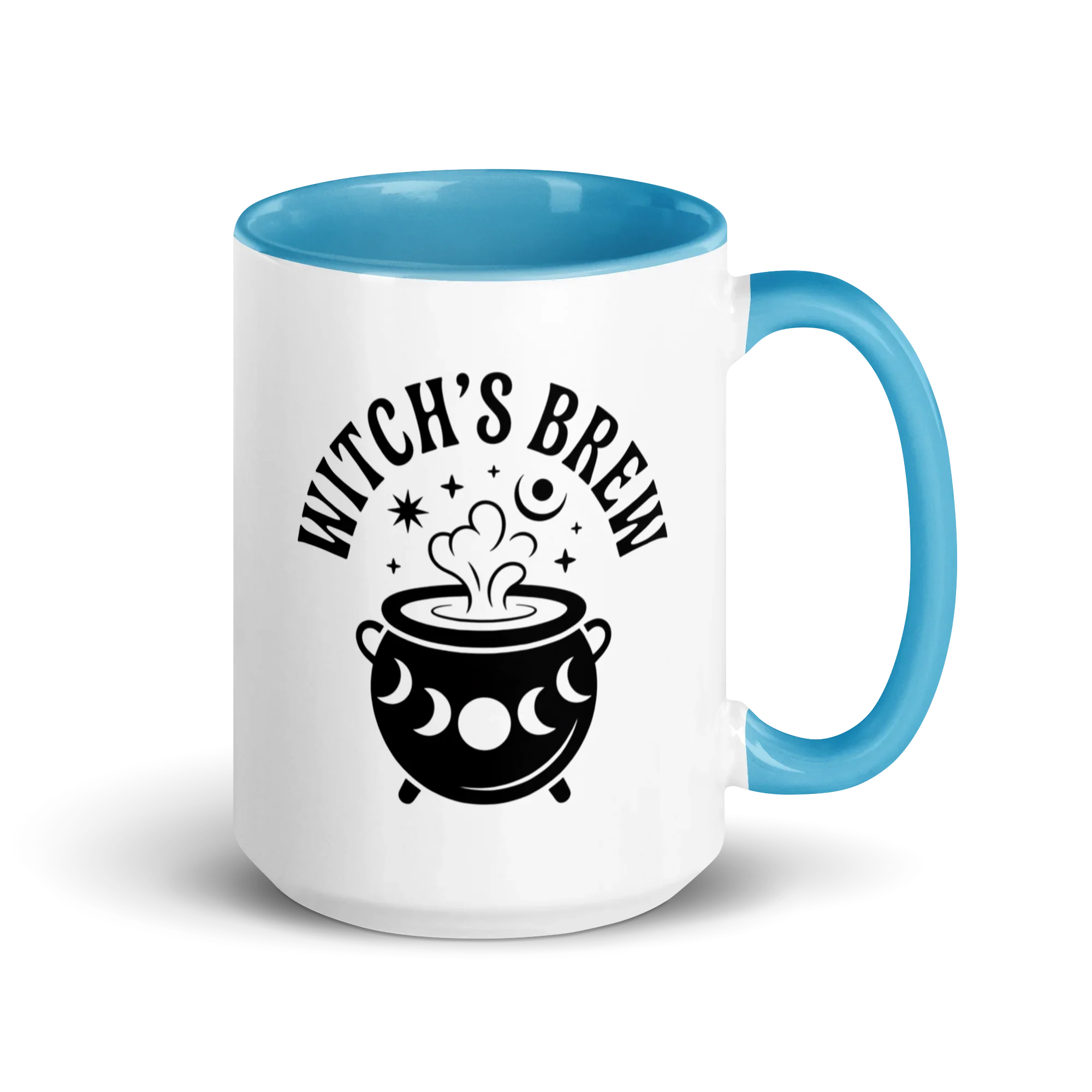 Witch’s Brew Ceramic Mug – Moon Cauldron Design - RaZits
