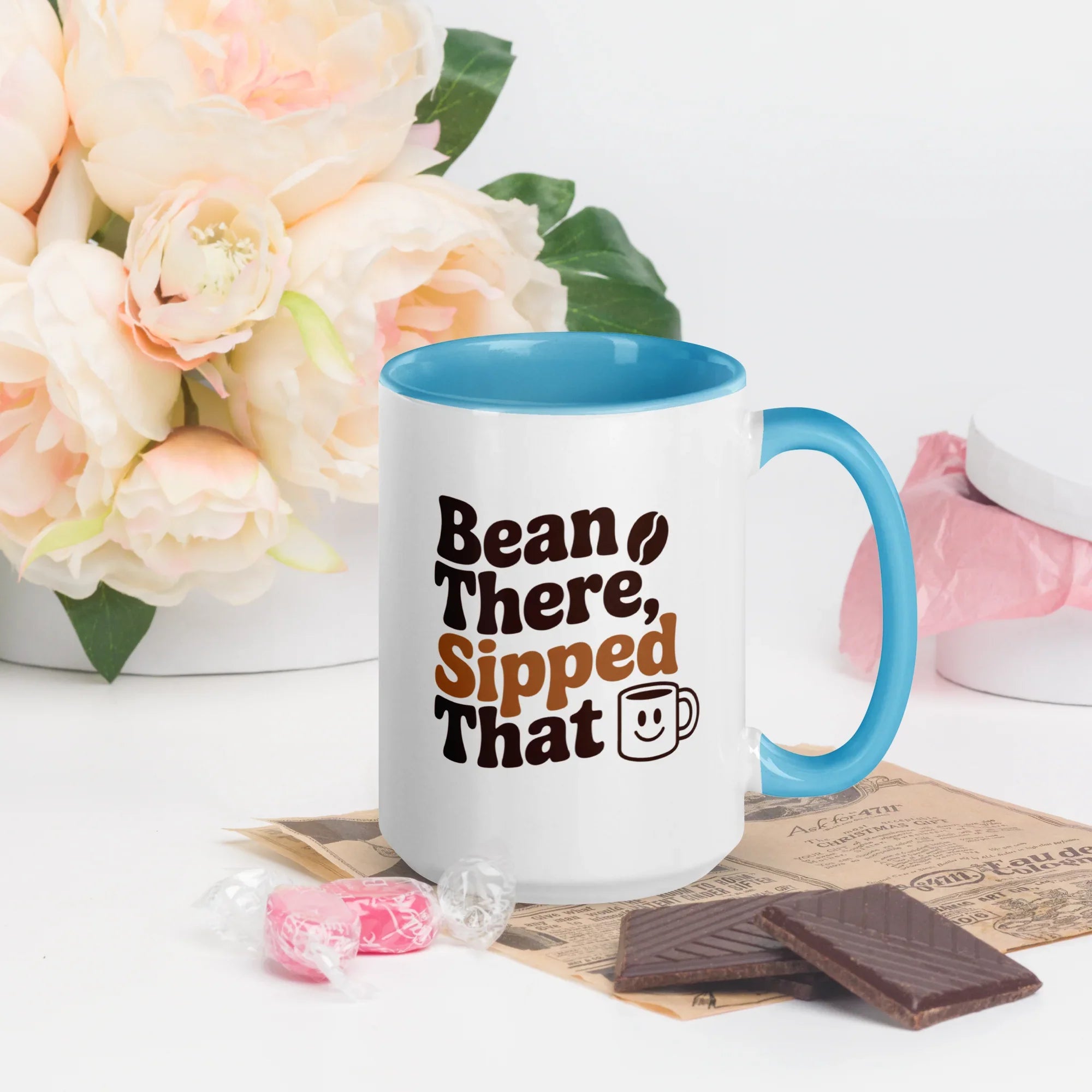 Bean There, Sipped That Ceramic Coffee Mug - RaZits